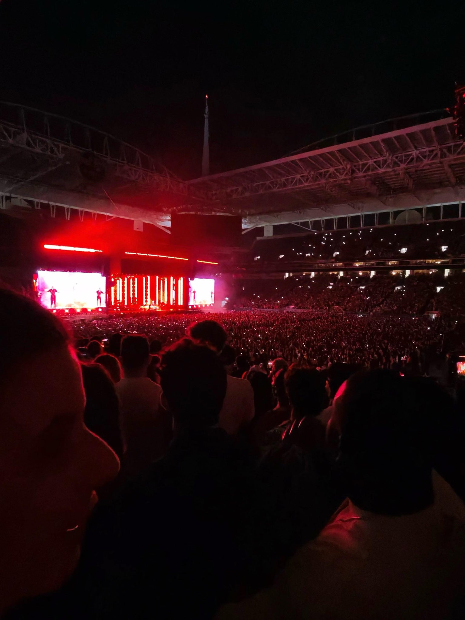 Real Fan View taken from Section 143 at Hard Rock Stadium by Felipe L