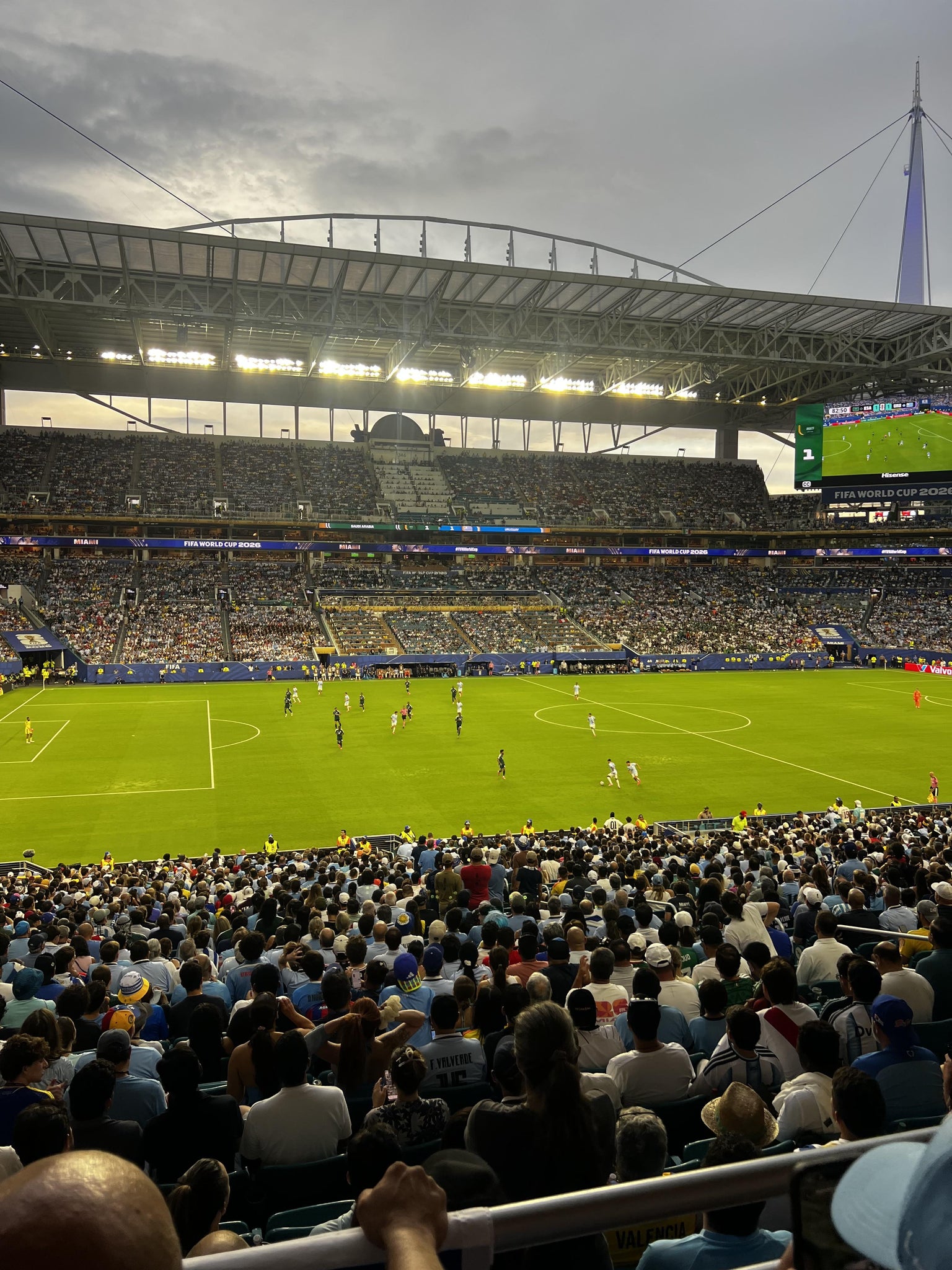 Real Fan View taken from Section 221 at Hard Rock Stadium by Ruth M