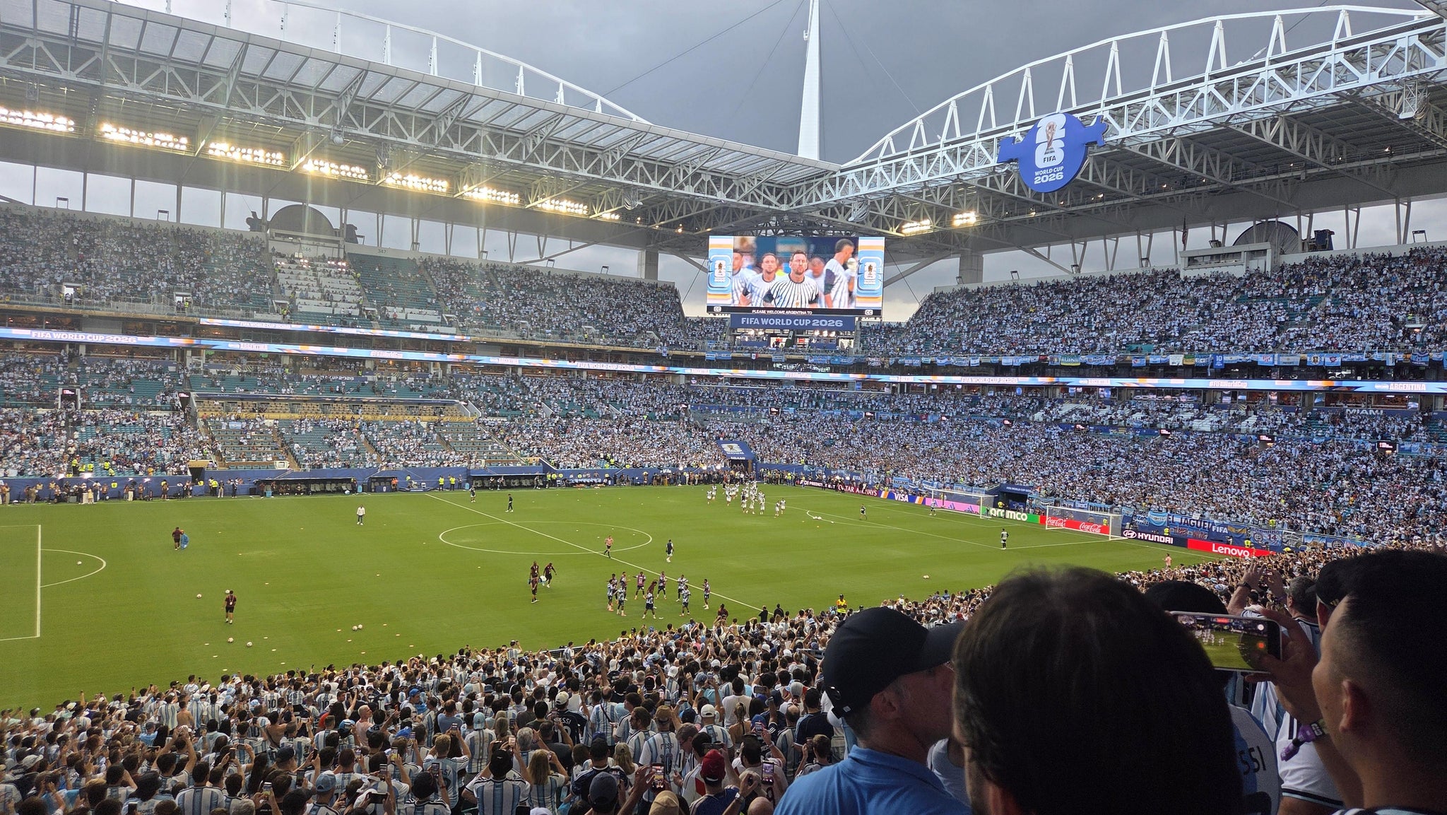 Real Fan View taken from Section 221 at Hard Rock Stadium by Mariano M