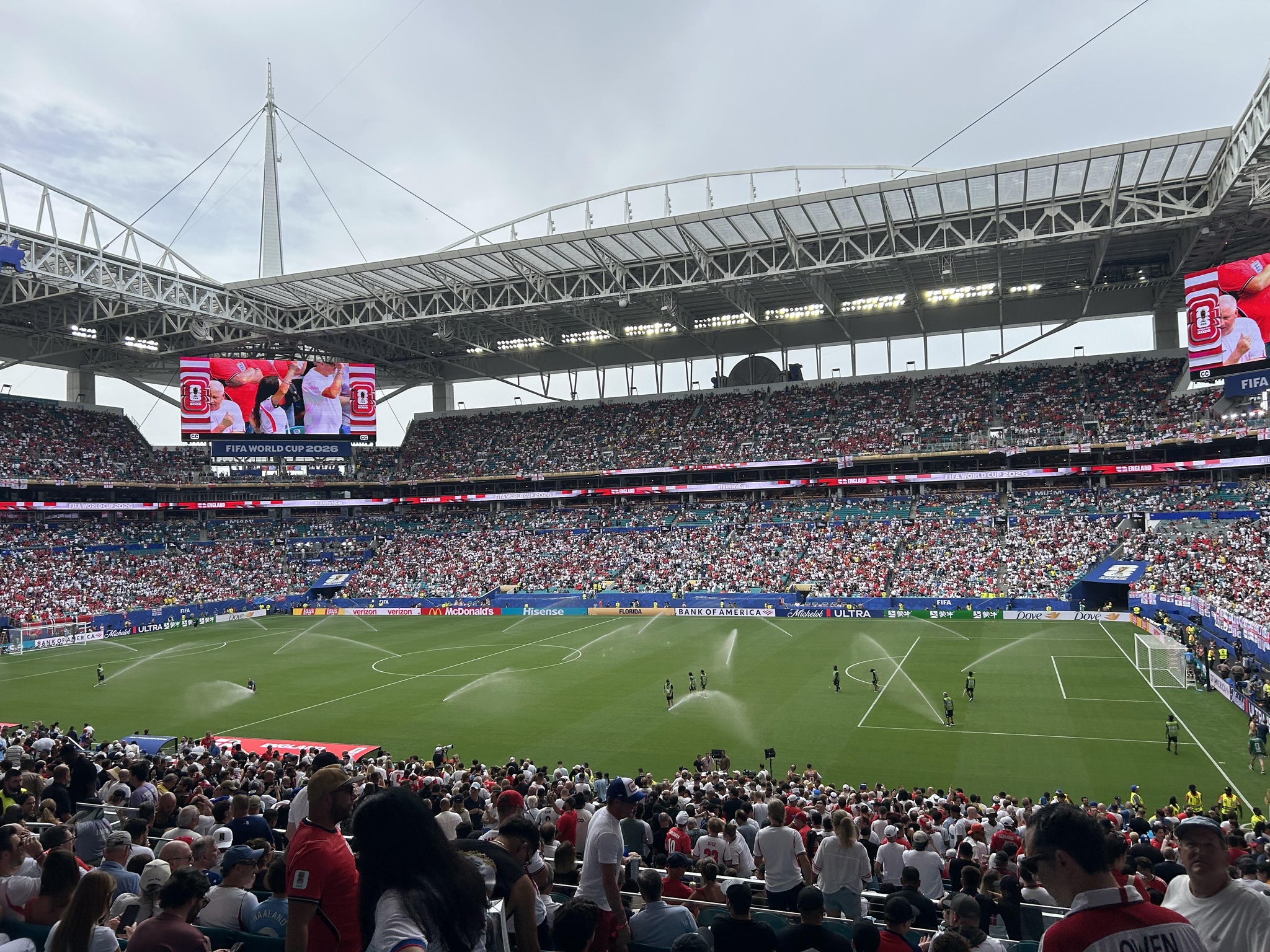 Real Fan View taken from Section 243 at Hard Rock Stadium by Sarah H