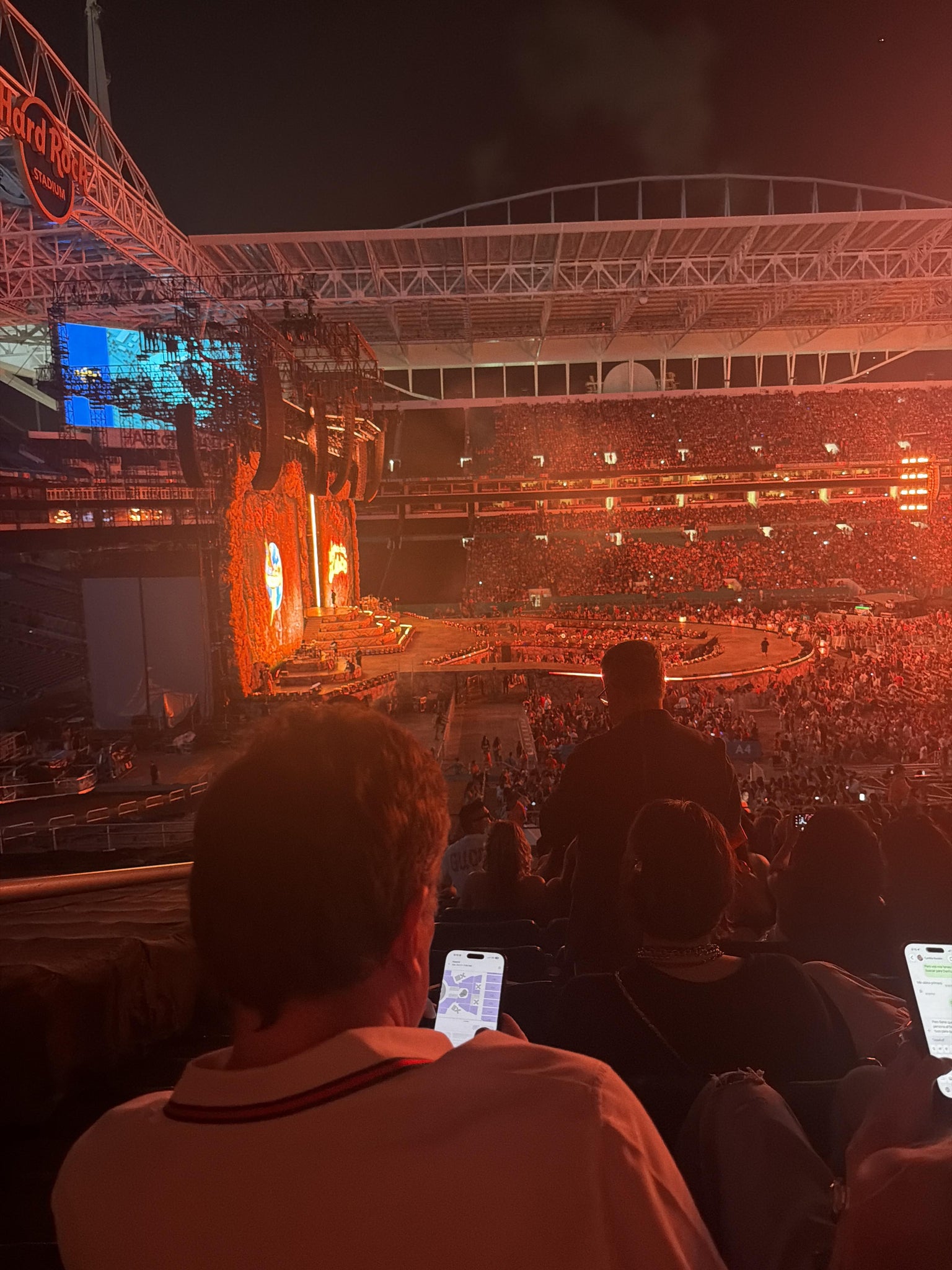 Real Fan View taken from Section 248 at Hard Rock Stadium by Richell R