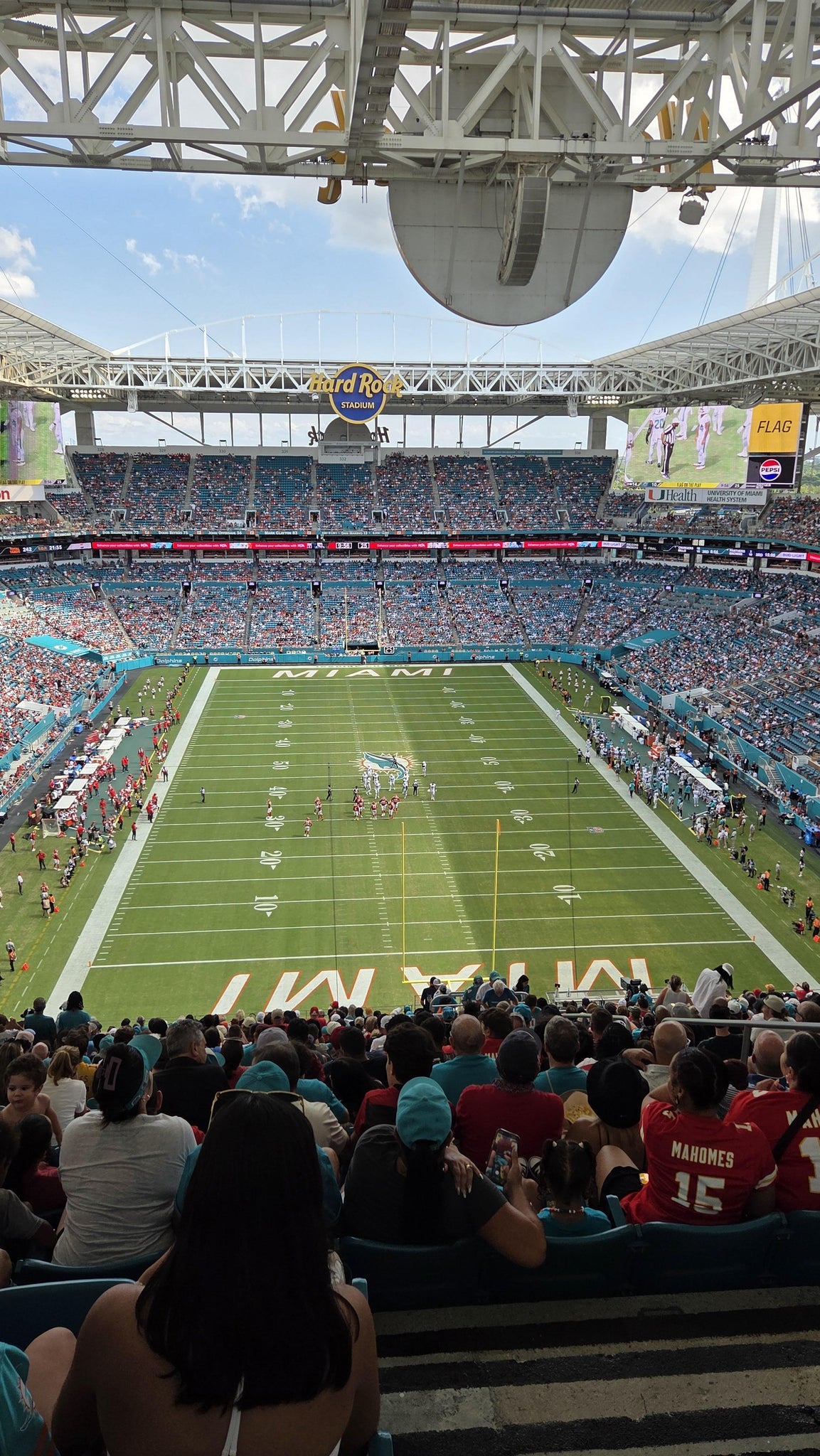 Real Fan View taken from Section 305 at Hard Rock Stadium by Anonymous User