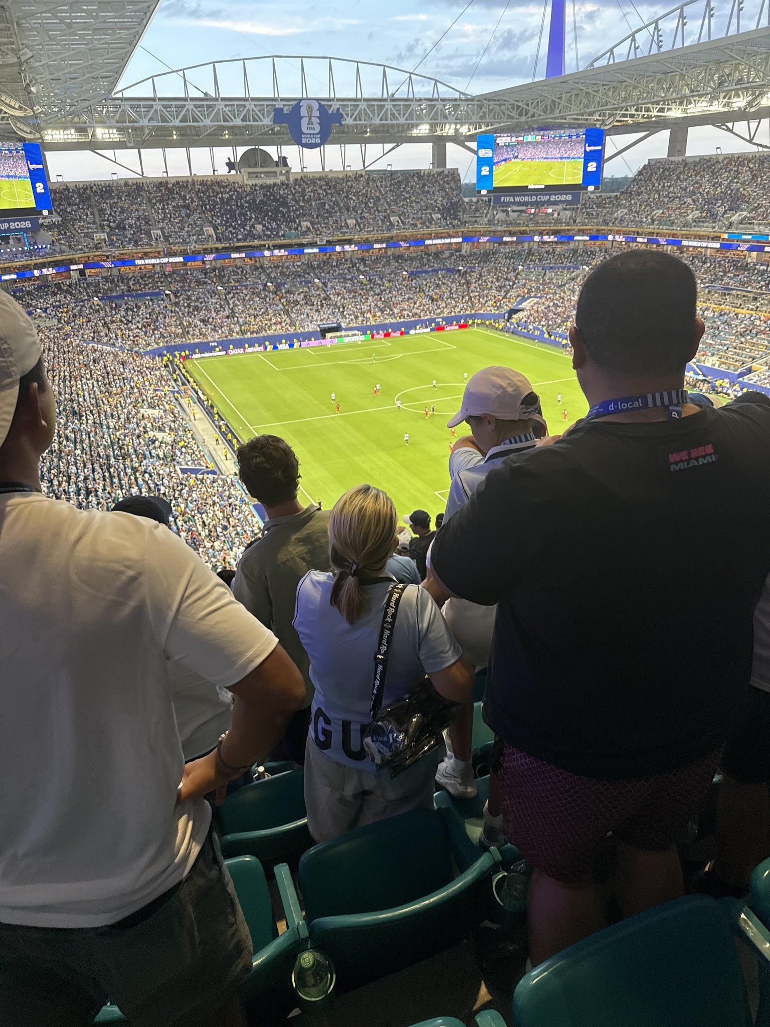 Real Fan View taken from Section 308 at Hard Rock Stadium by Lisa B