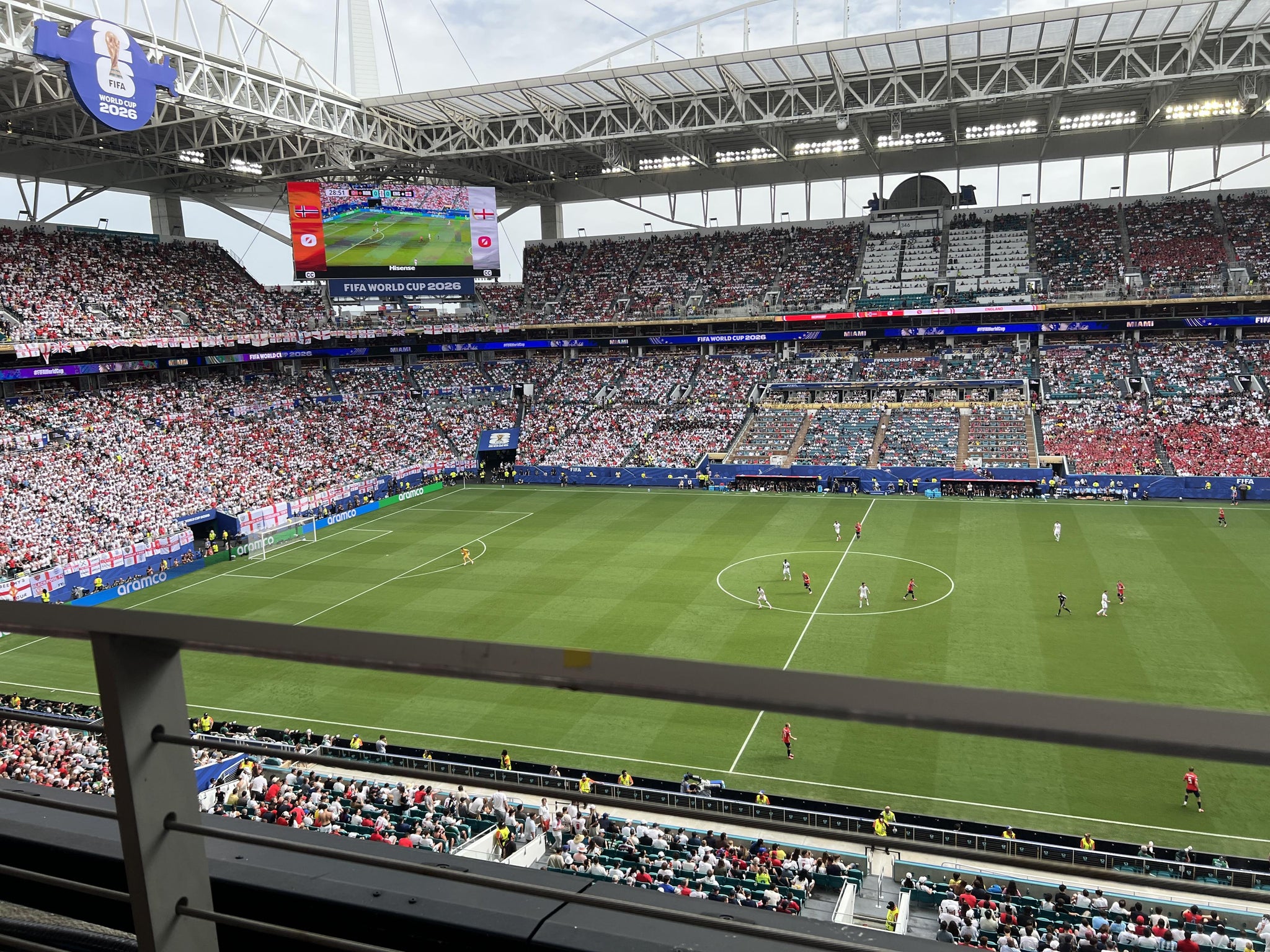 Real Fan View taken from Section 317 at Hard Rock Stadium by Roberto francisco C