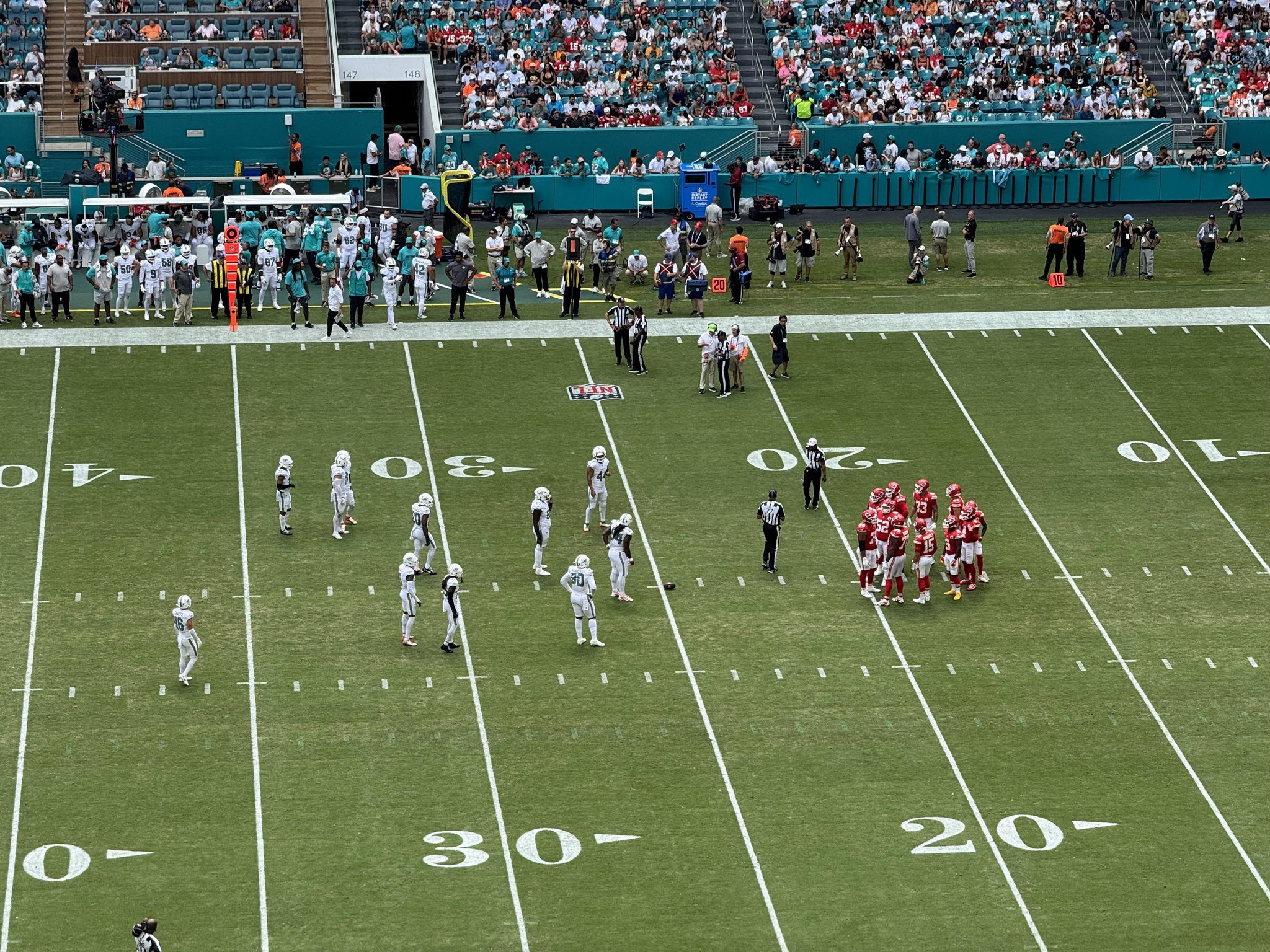 Real Fan View taken from Section 317 at Hard Rock Stadium by Arthur H