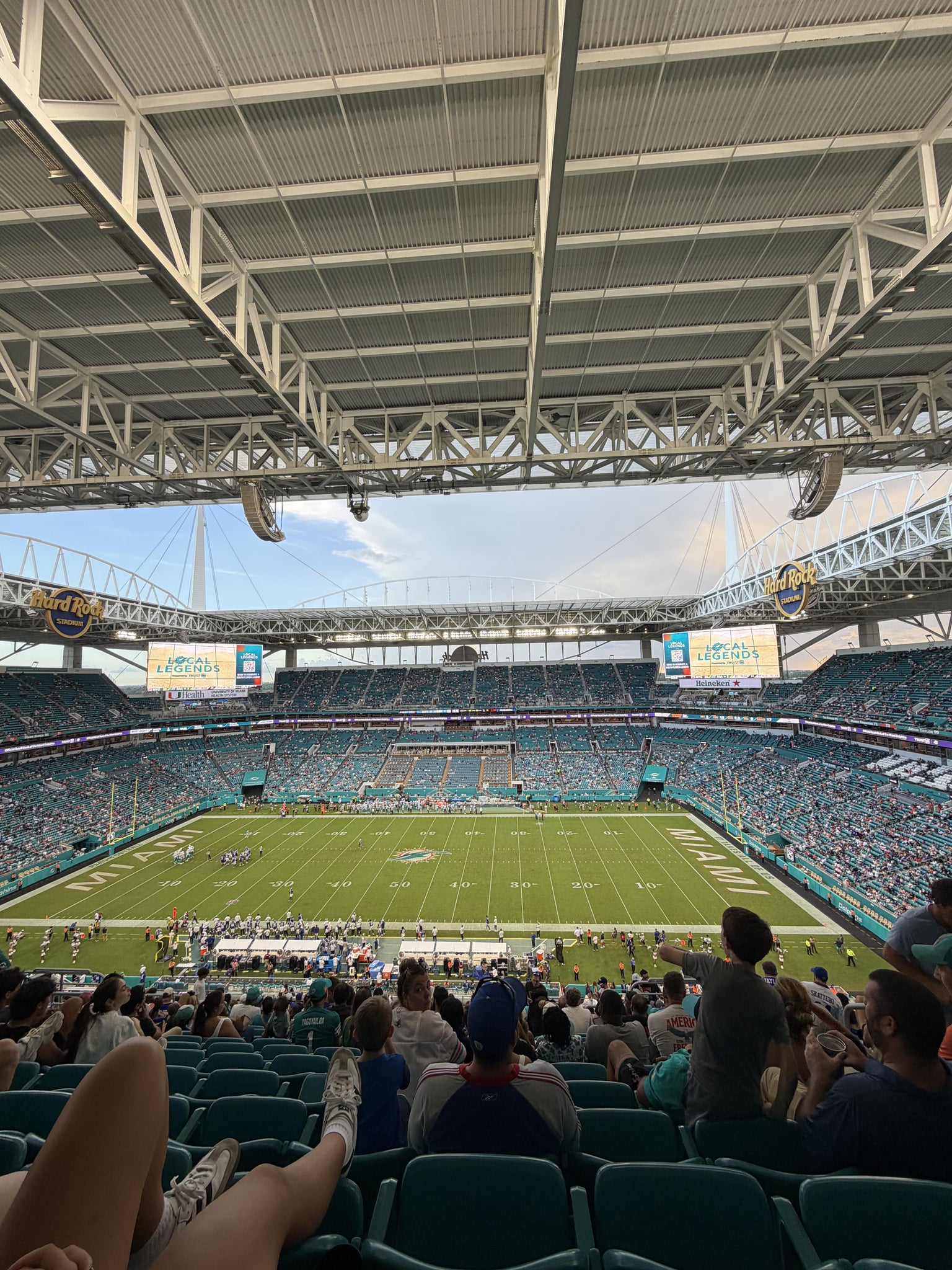 Real Fan View taken from Section 317 at Hard Rock Stadium by Brooklyn T