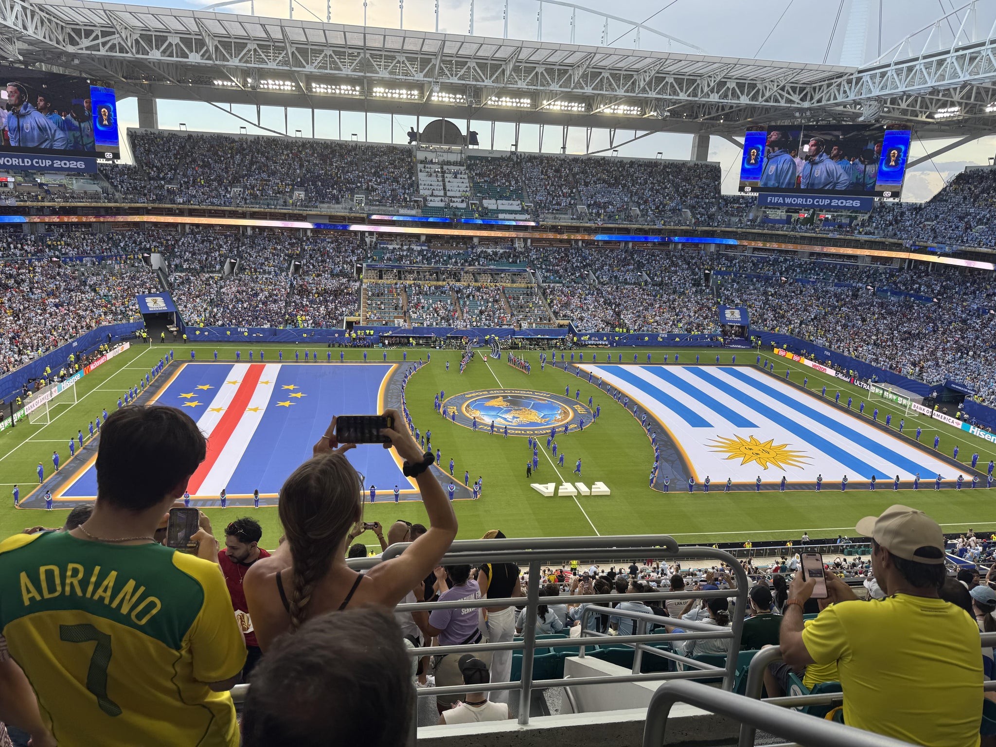 Real Fan View taken from Section 320 at Hard Rock Stadium by Raul A