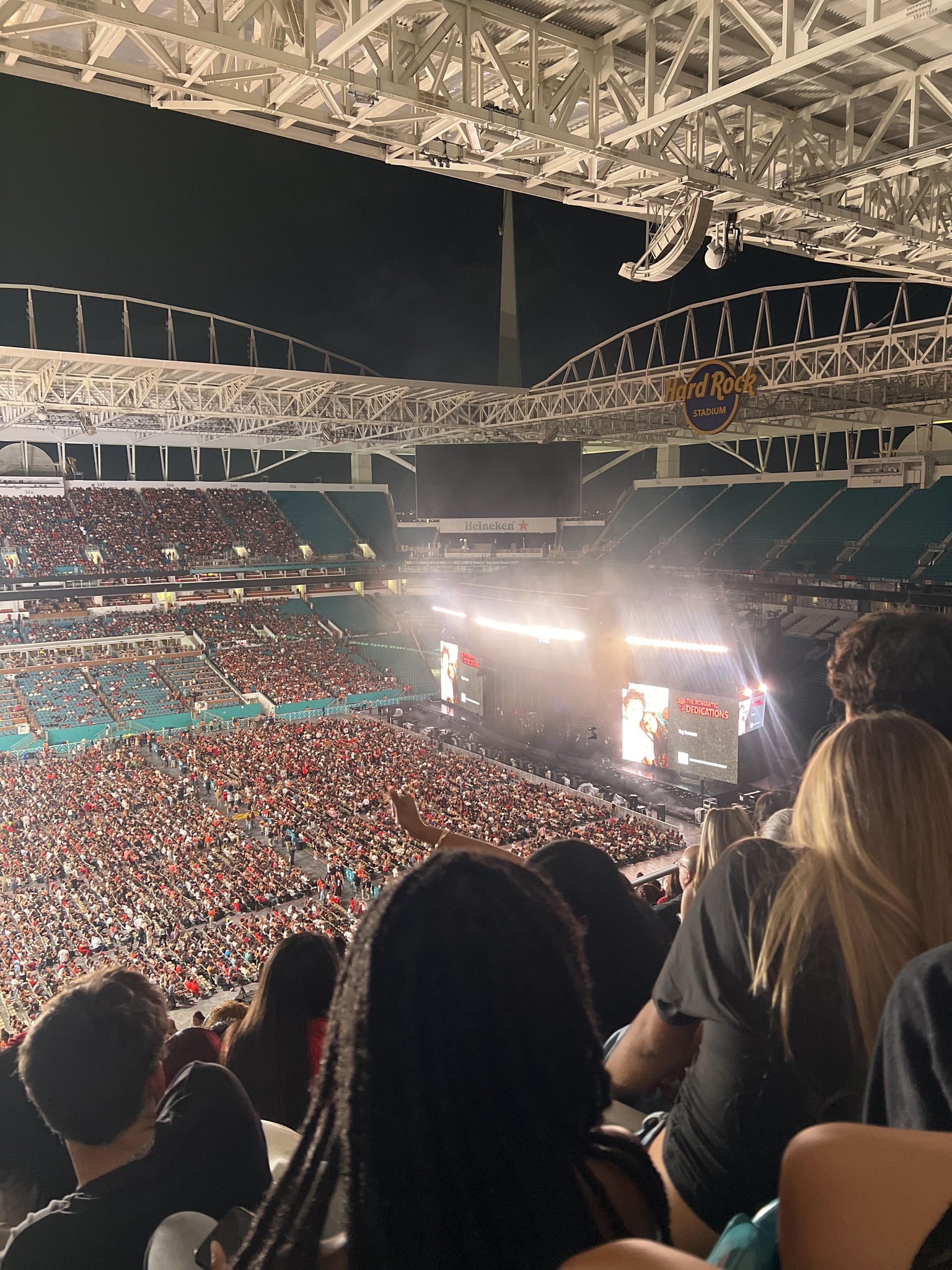 Real Fan View taken from Section 321 at Hard Rock Stadium by Leslie C