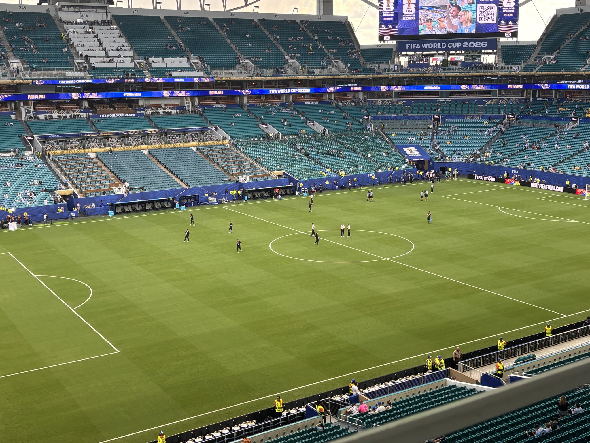 Real Fan View taken from Section 322 at Hard Rock Stadium by Jose G