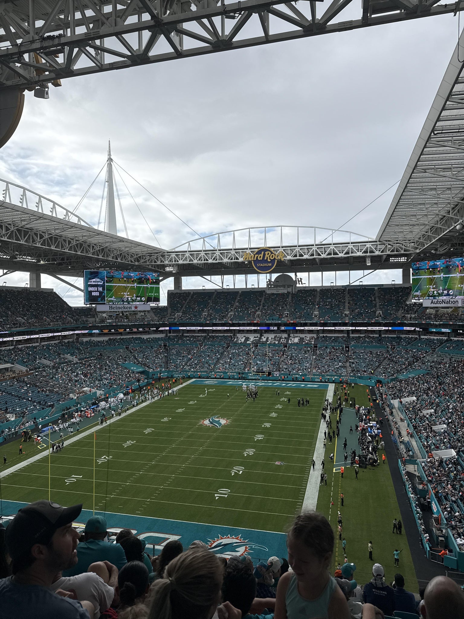 Real Fan View taken from Section 330 at Hard Rock Stadium by Ava D