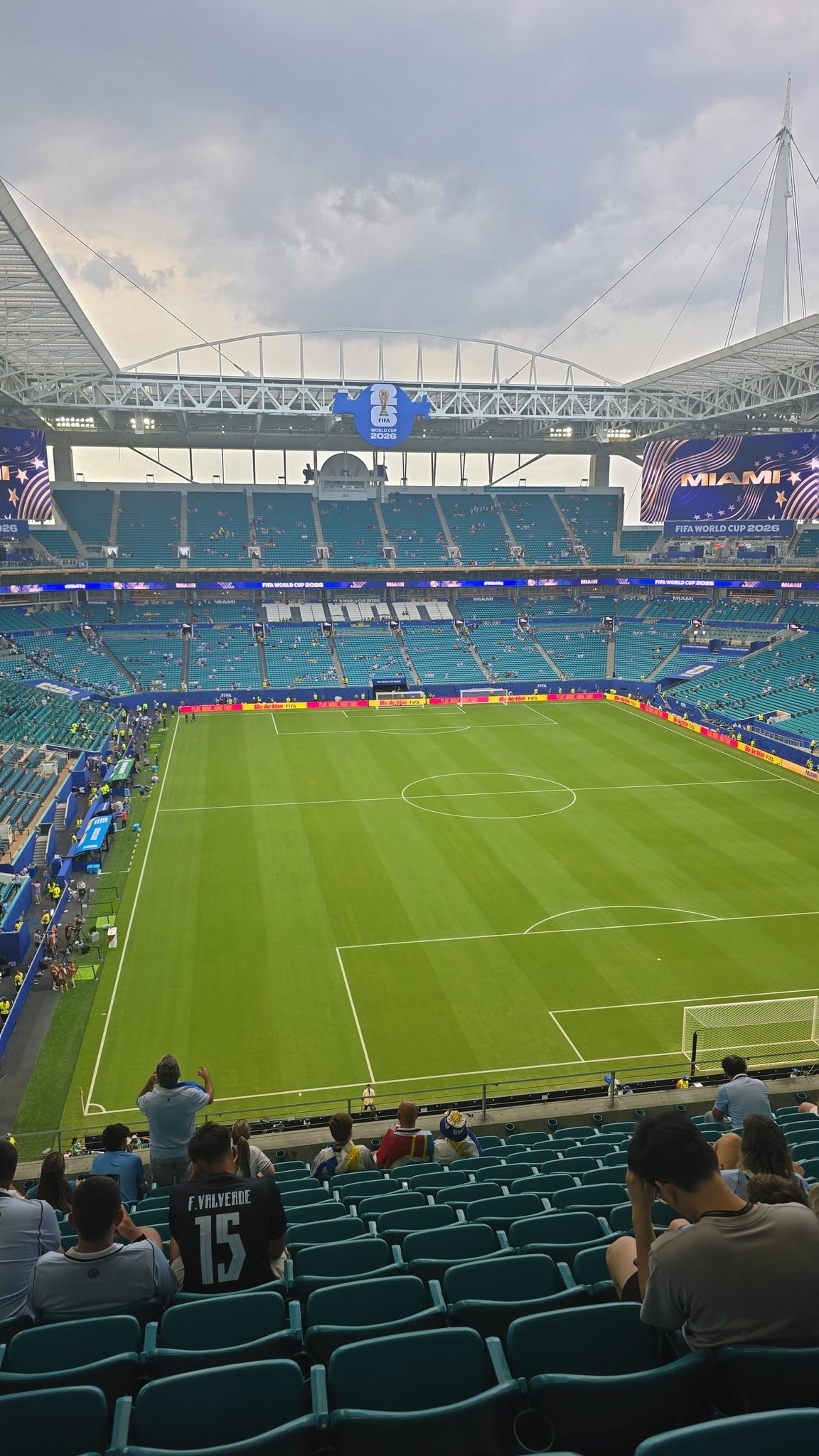 Real Fan View taken from Section 334 at Hard Rock Stadium by Mario E