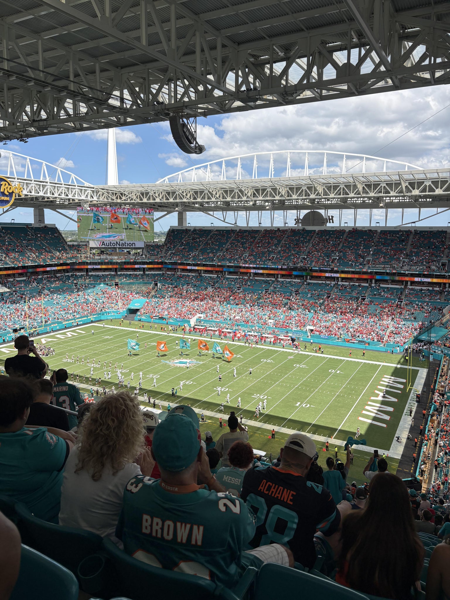 Real Fan View taken from Section 341 at Hard Rock Stadium by Ariana