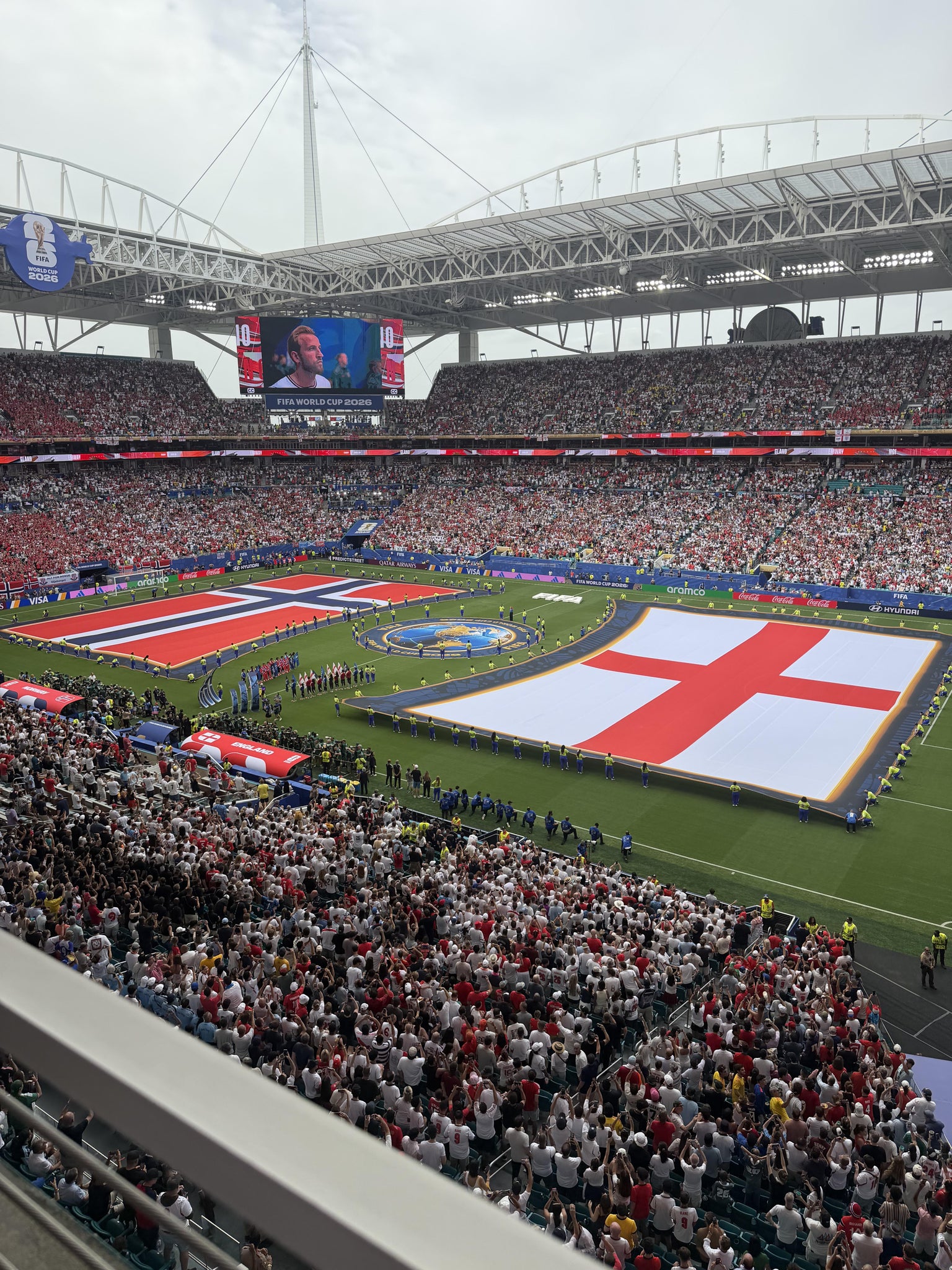 Real Fan View taken from Section 342 at Hard Rock Stadium by Moises C