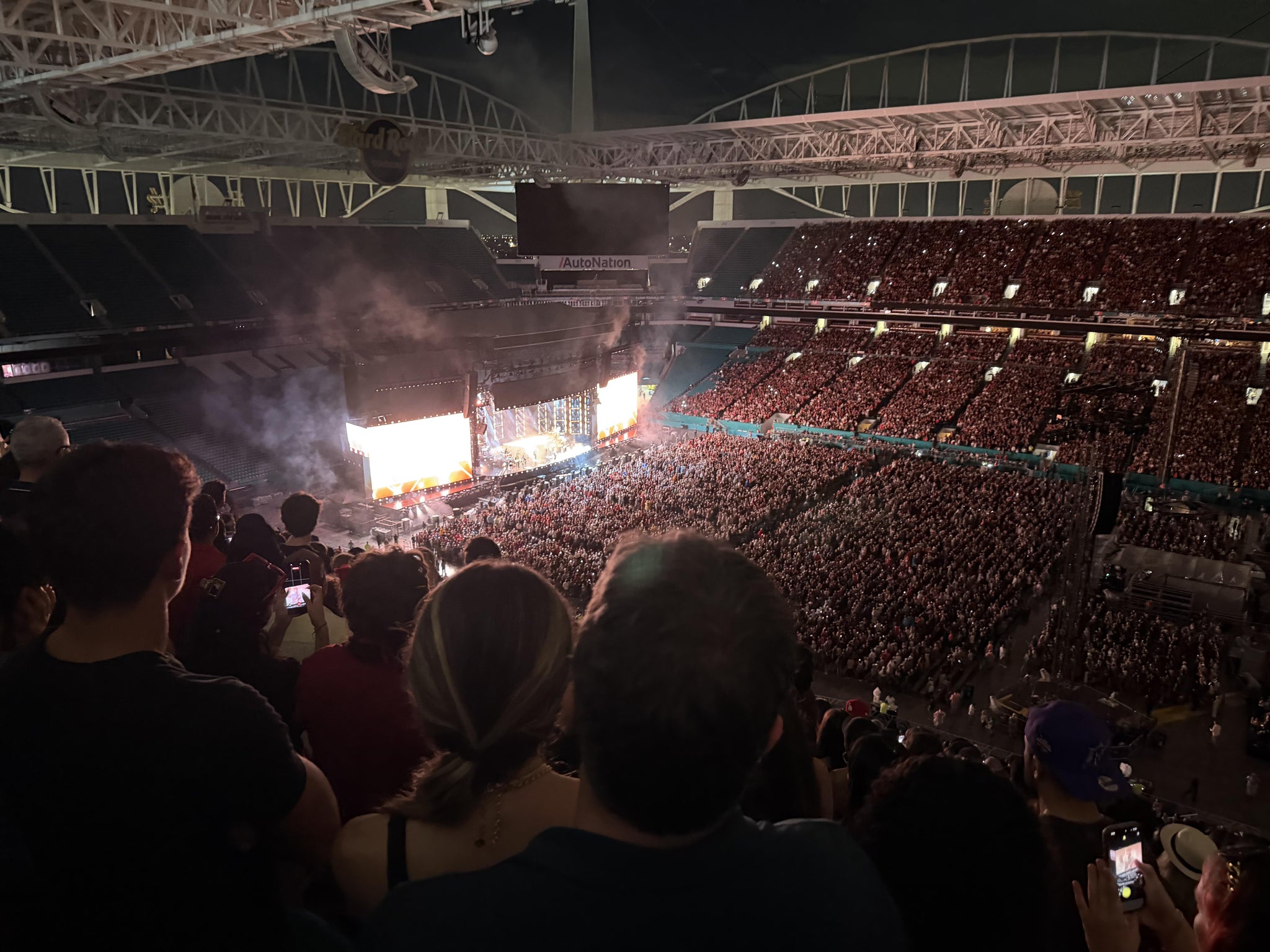 Real Fan View taken from Section 343 at Hard Rock Stadium by Sherry M