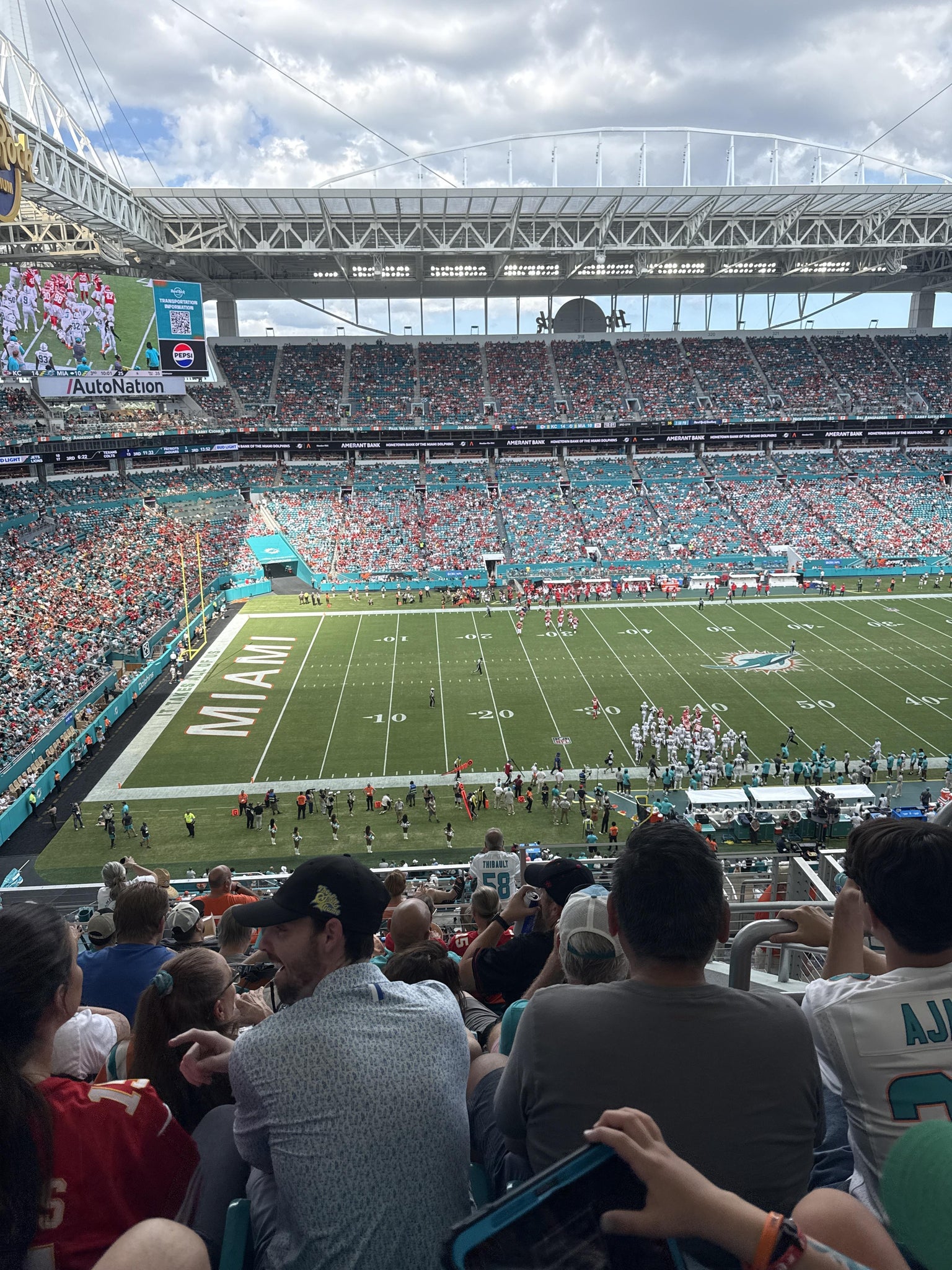 Real Fan View taken from Section 349 at Hard Rock Stadium by Sophonie P