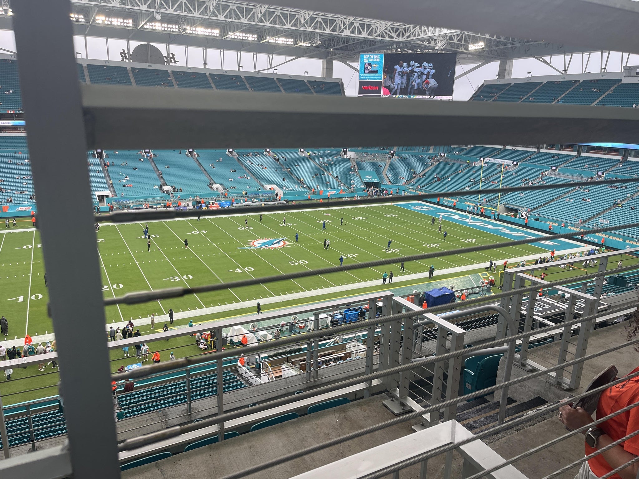 Real Fan View taken from Section 349 at Hard Rock Stadium by Simon D