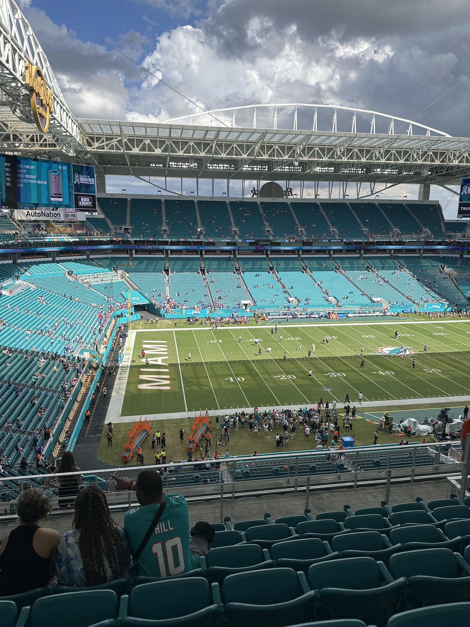 Real Fan View taken from Section 350 at Hard Rock Stadium by Anonymous User
