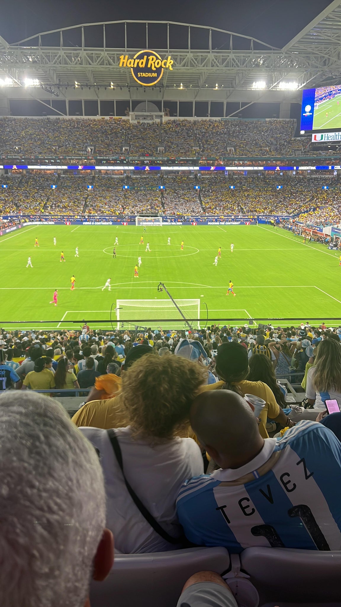 Real Fan View taken from Club 204 at Hard Rock Stadium by Ivan M