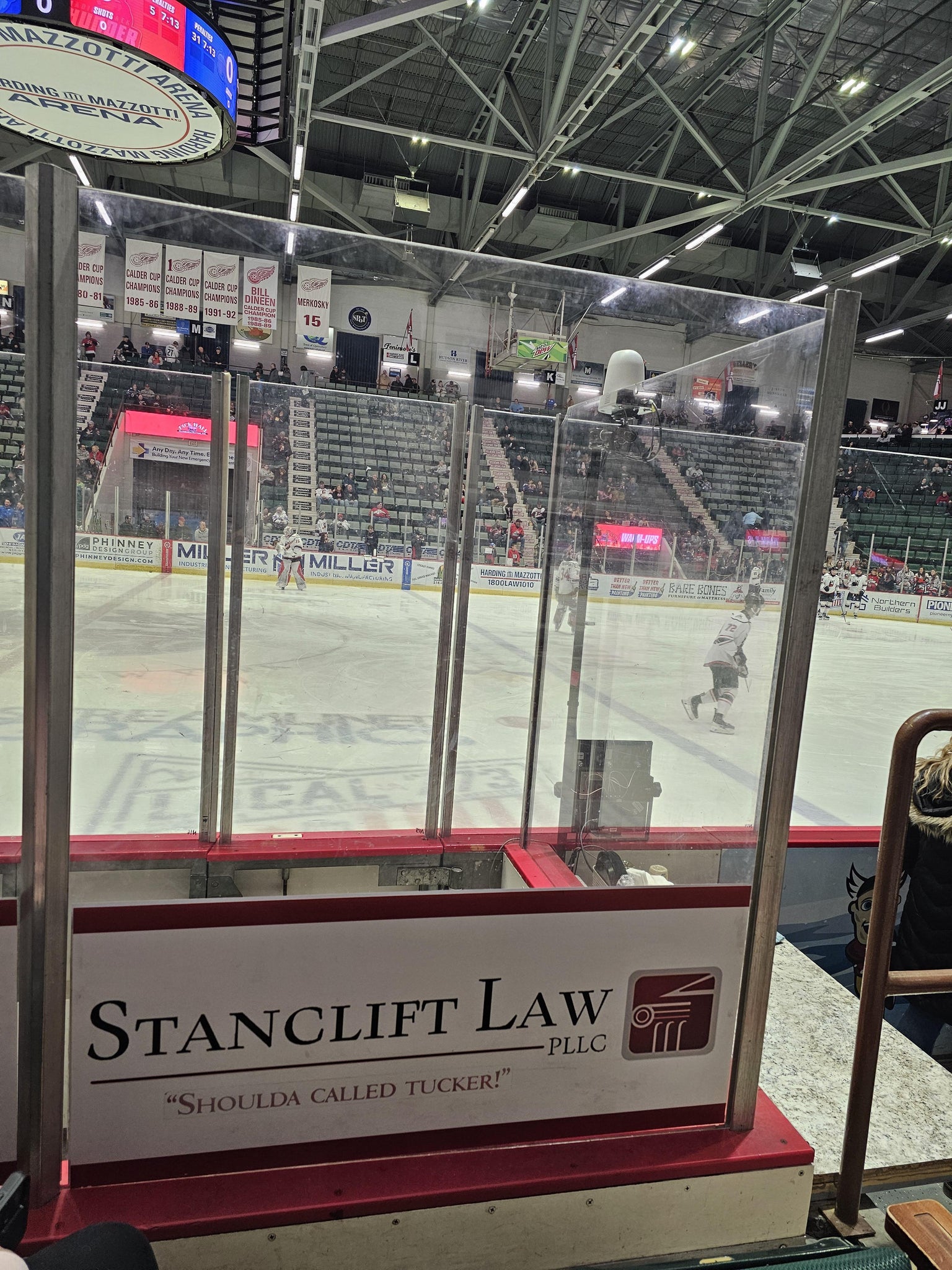 Real Fan View taken from Section A at Harding Mazzotti Arena by Erica S