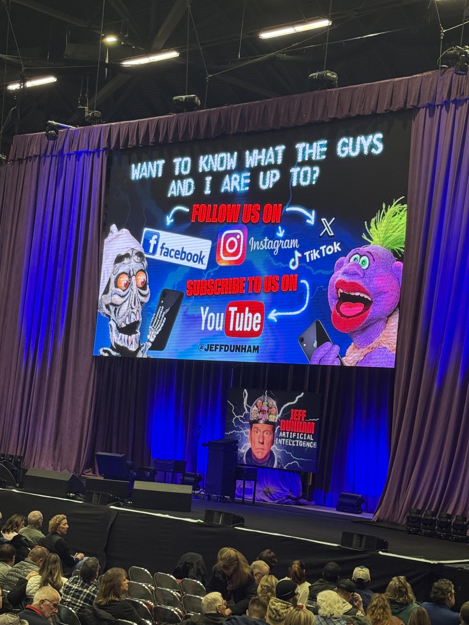 Real Fan View taken from Section B at Harding Mazzotti Arena by Lindsey R