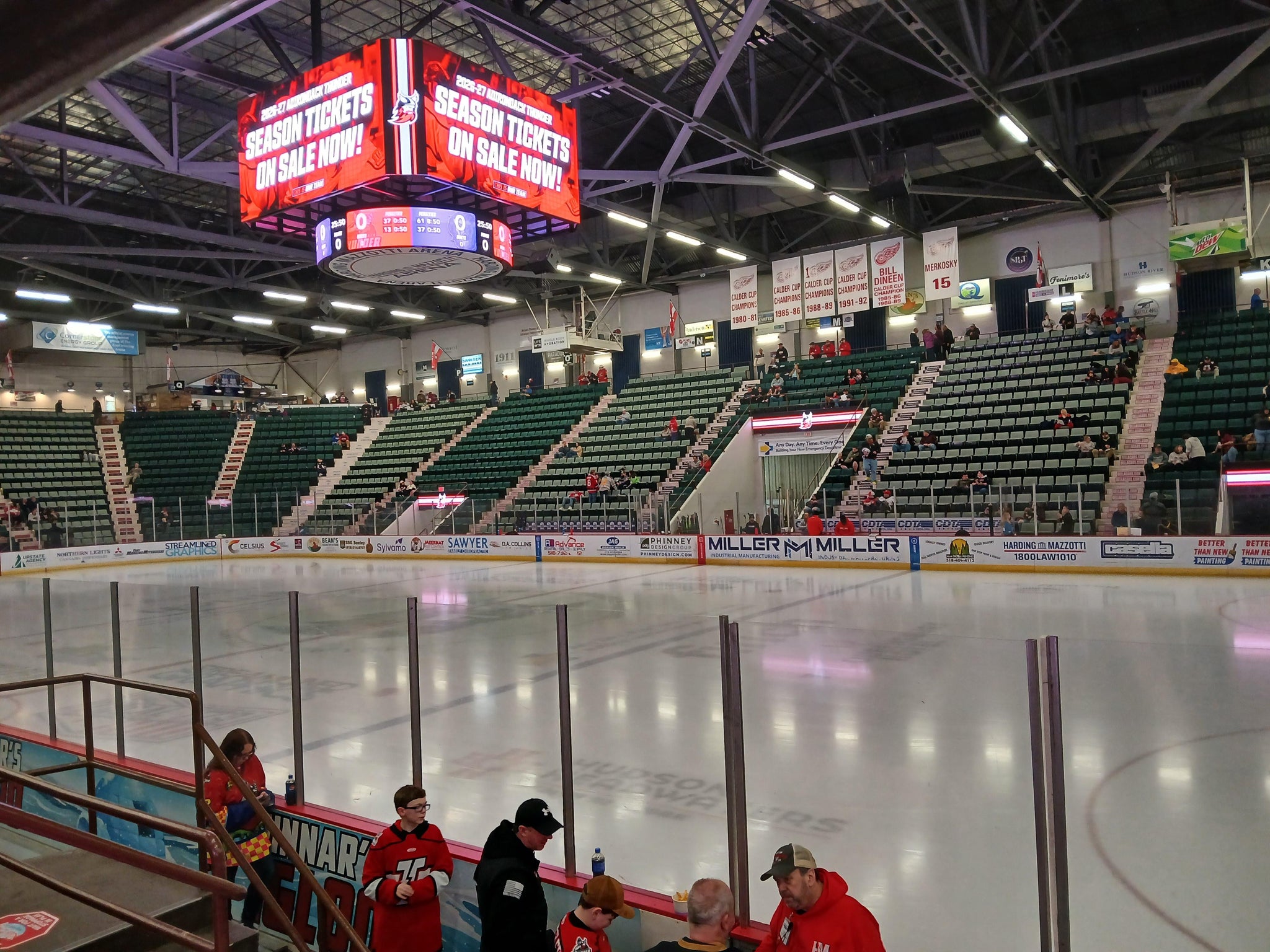 Real Fan View taken from Section C at Harding Mazzotti Arena by Wanee V