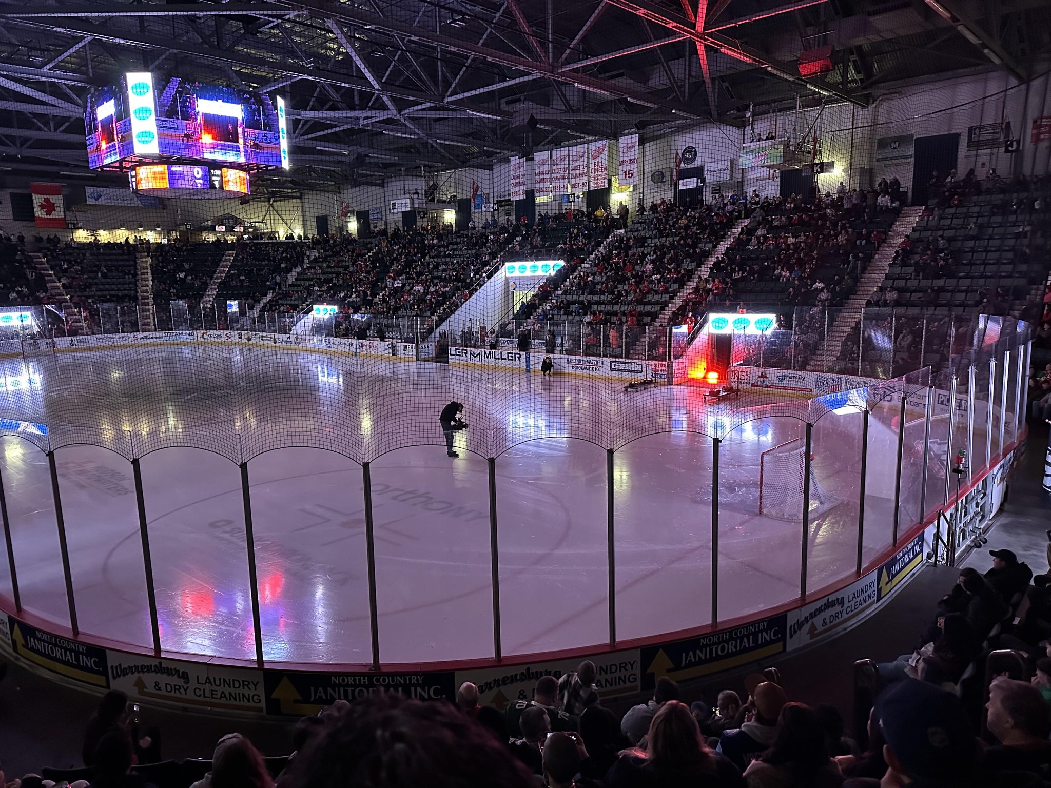 Real Fan View taken from Section E at Harding Mazzotti Arena by Anthony M