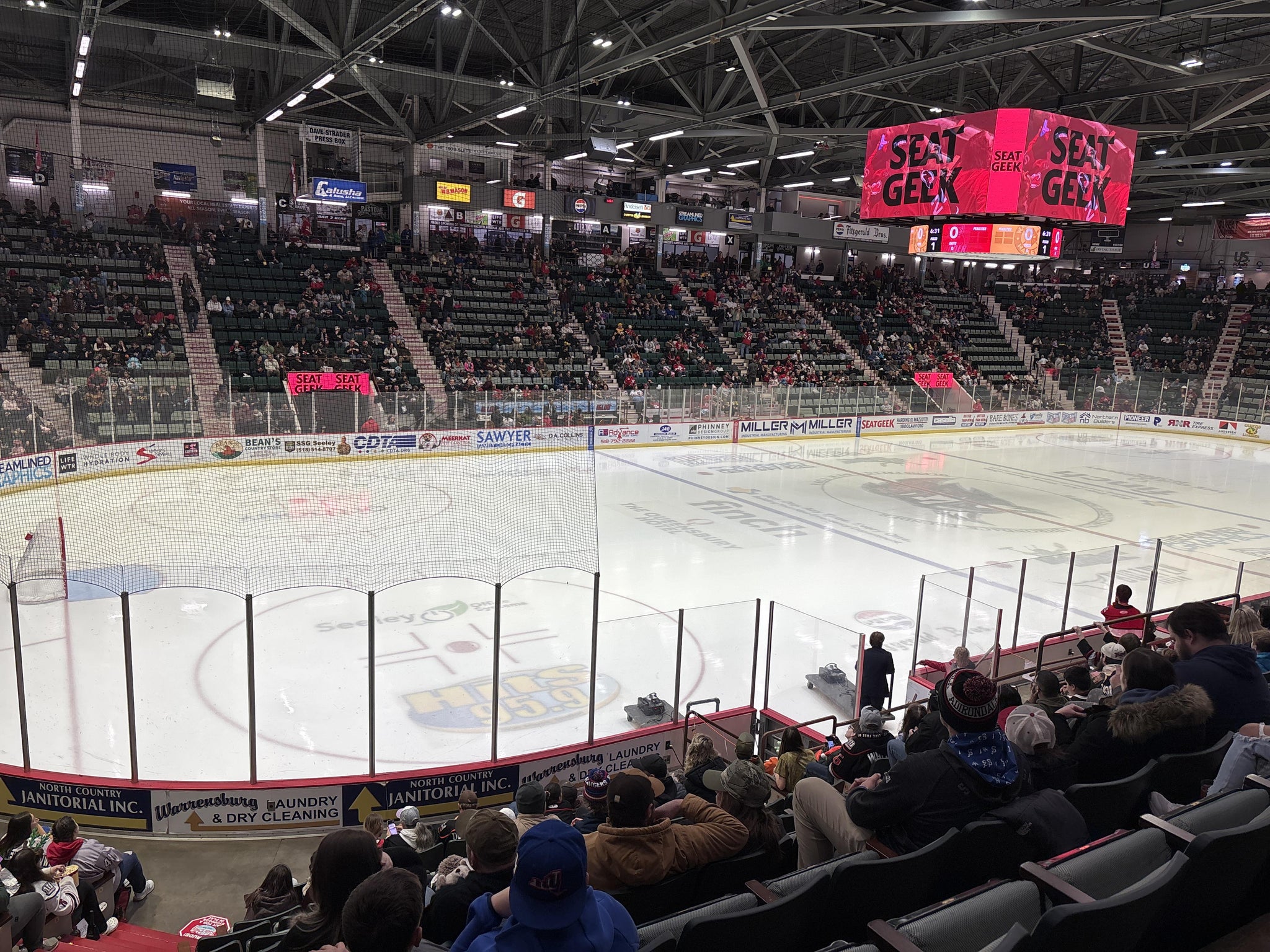 Real Fan View taken from Section J at Harding Mazzotti Arena by Anonymous User