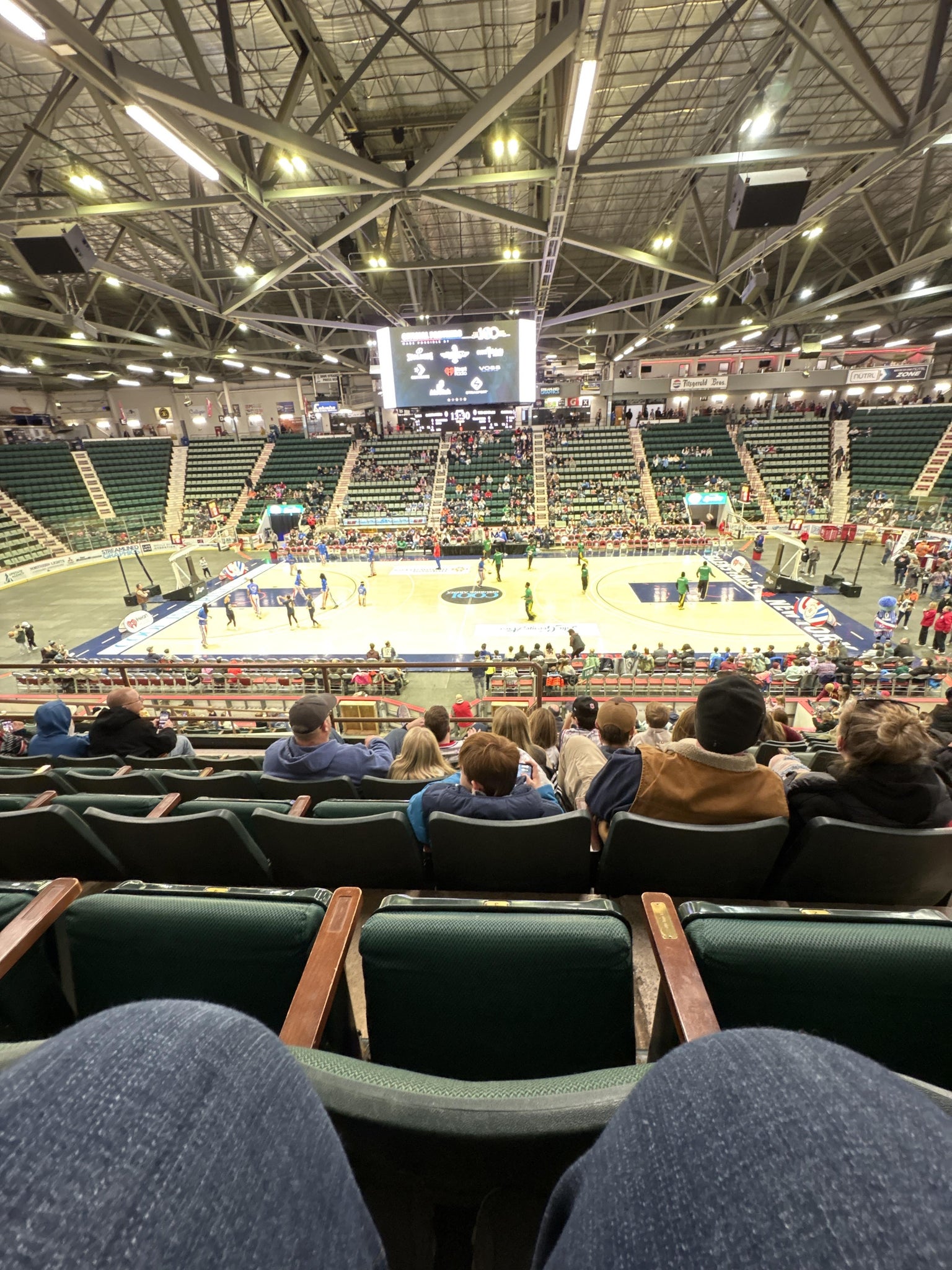 Real Fan View taken from Section M at Harding Mazzotti Arena by Rachel C
