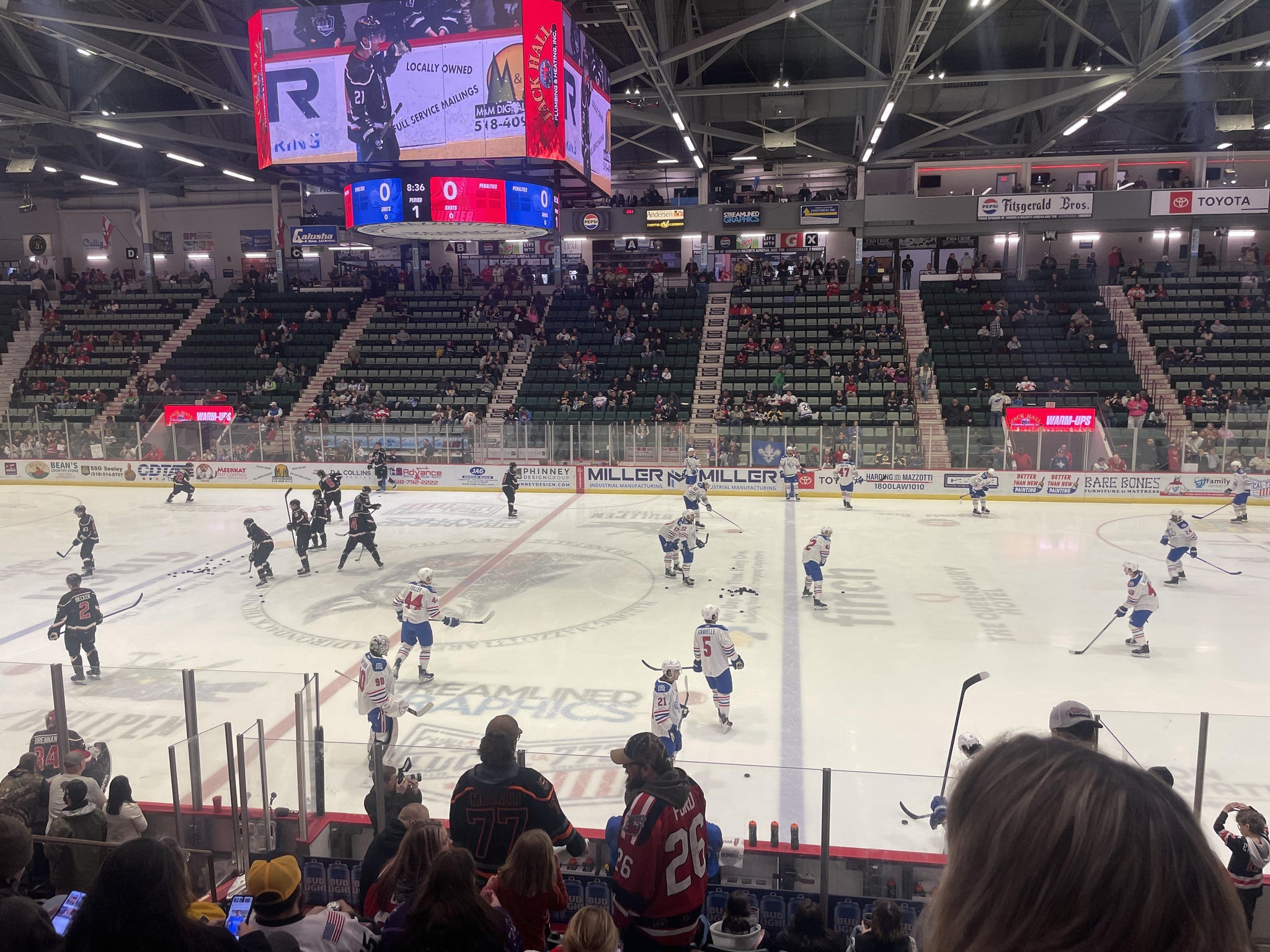 Real Fan View taken from Section N at Harding Mazzotti Arena by Nea M