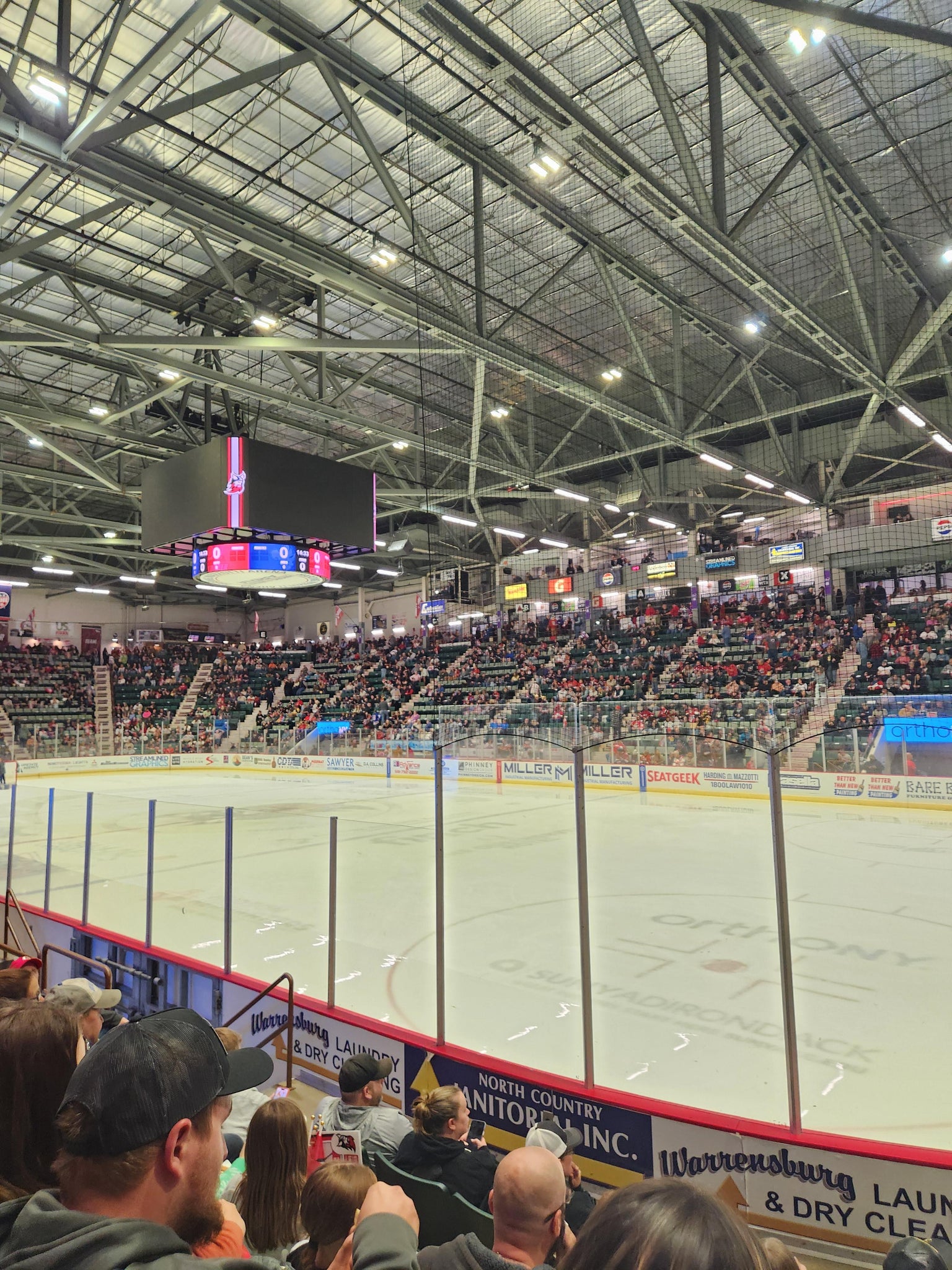 Real Fan View taken from Section P at Harding Mazzotti Arena by Amy H