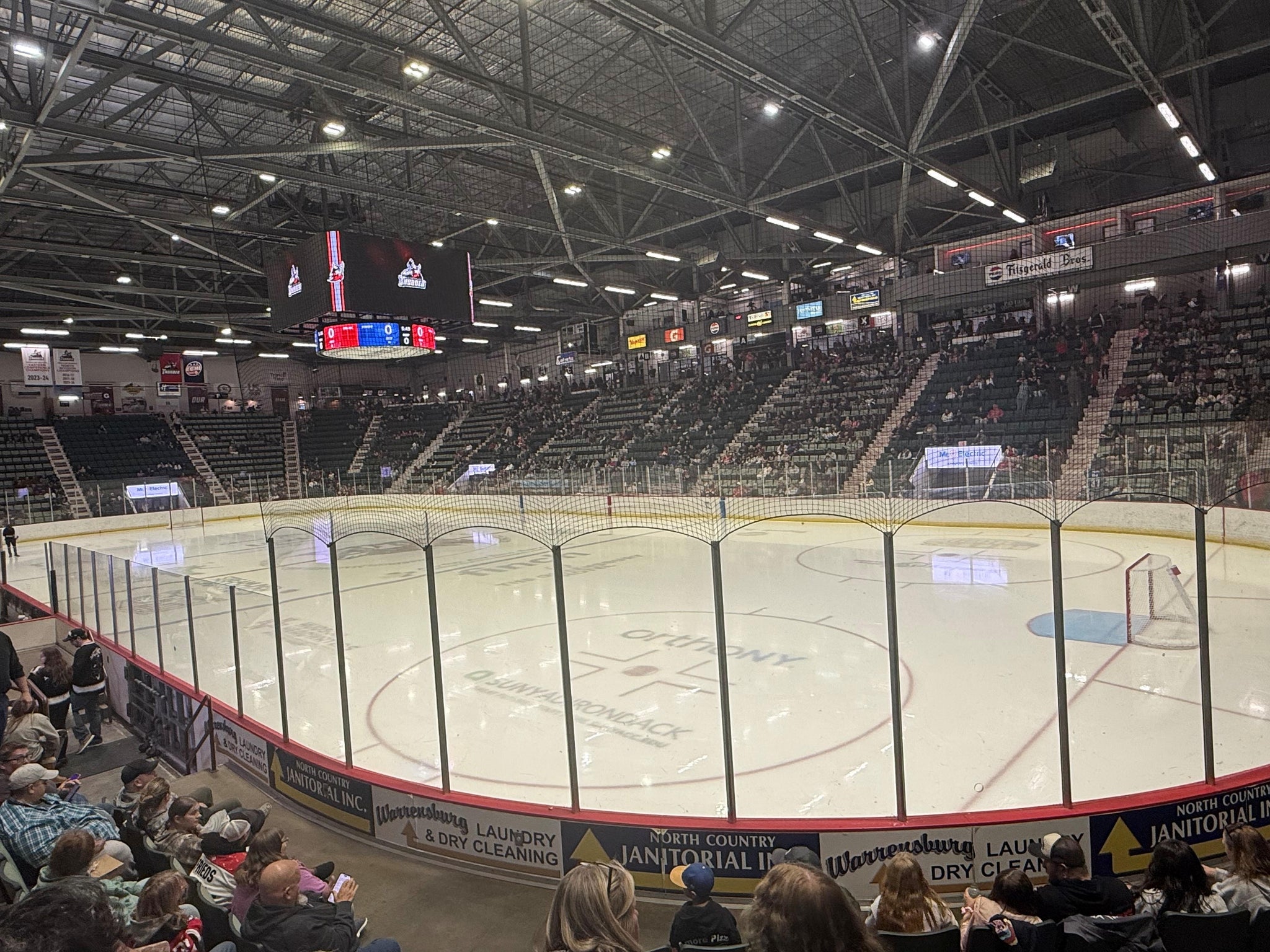Real Fan View taken from Section Q at Harding Mazzotti Arena by Alyssa F