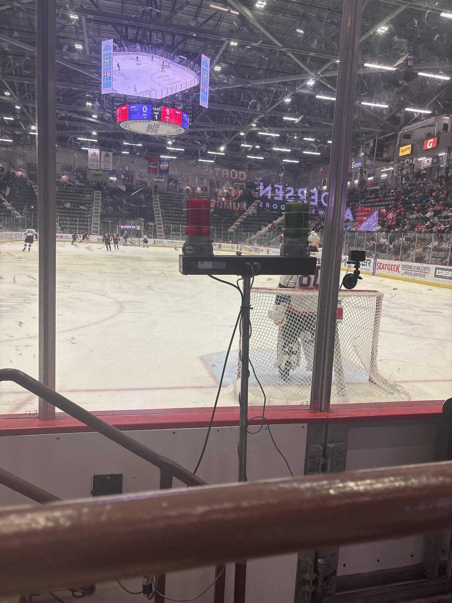 Real Fan View taken from Section S at Harding Mazzotti Arena by Jennifer K