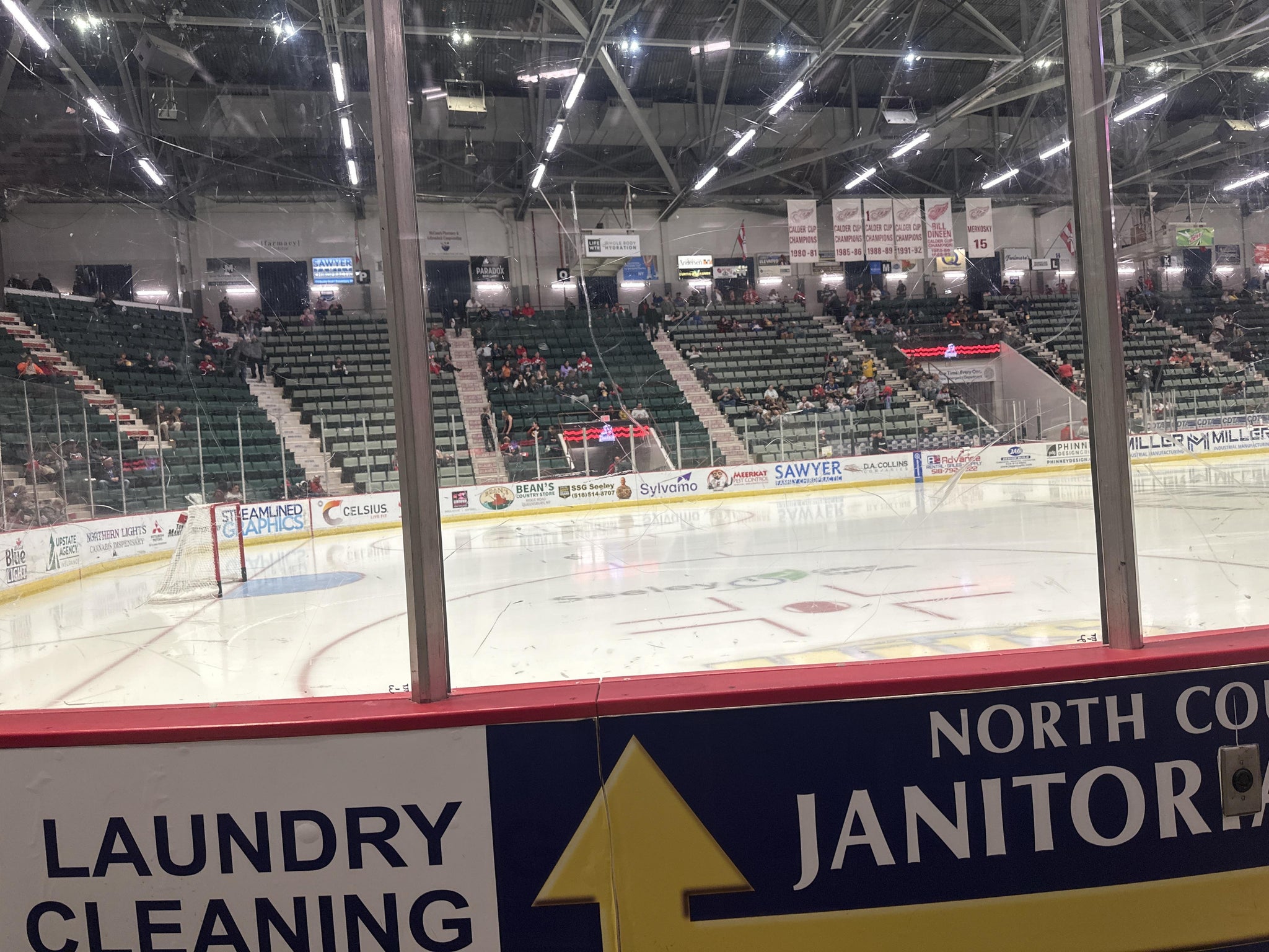 Real Fan View taken from Section V at Harding Mazzotti Arena by Anonymous User
