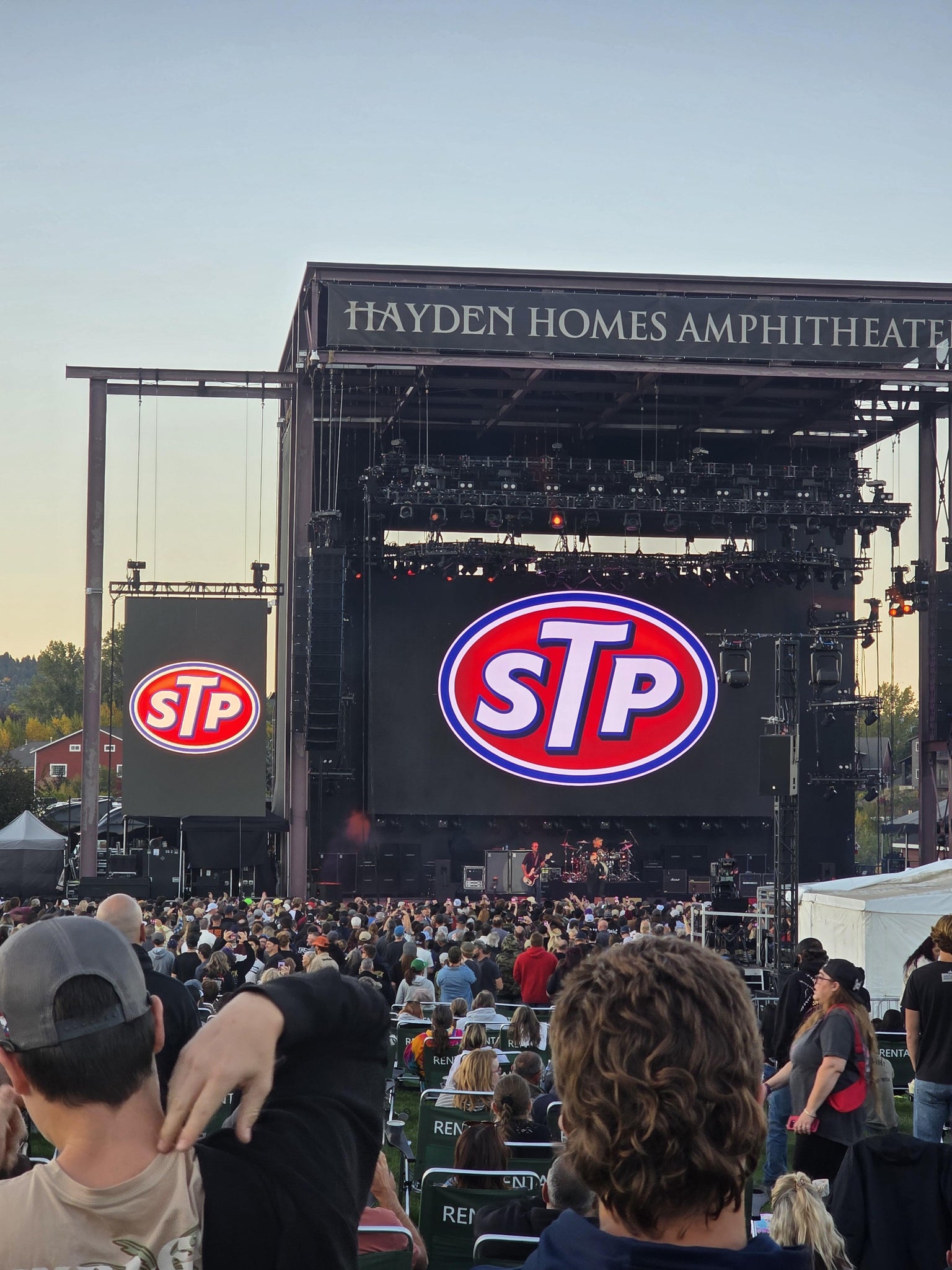 Real Fan View taken from GA Lawn at Hayden Homes Amphitheater by Lauren F