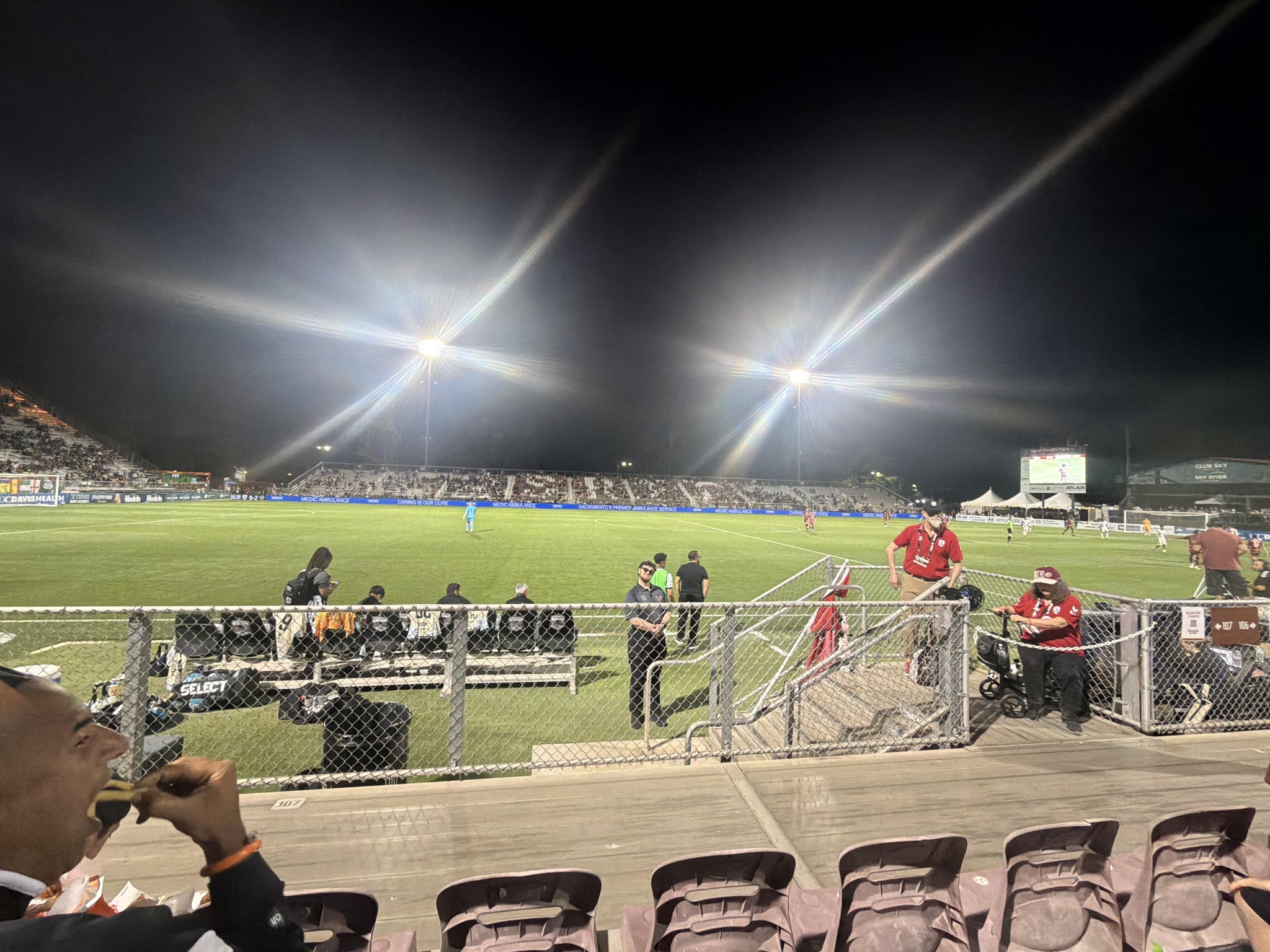 Real Fan View taken from Section 107 at Heart Health Park by Dave S