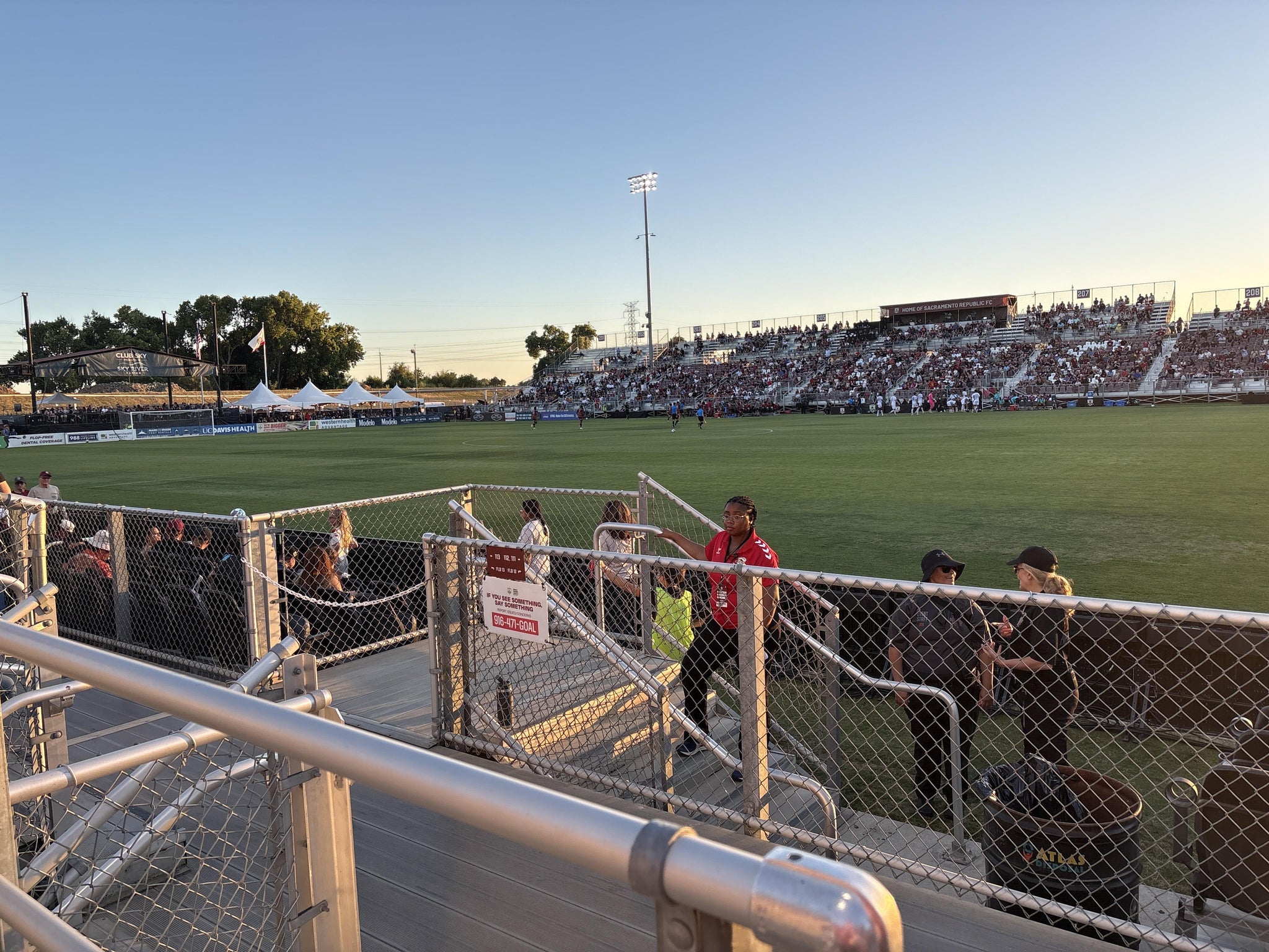 Real Fan View taken from Section 112 at Heart Health Park by Al P