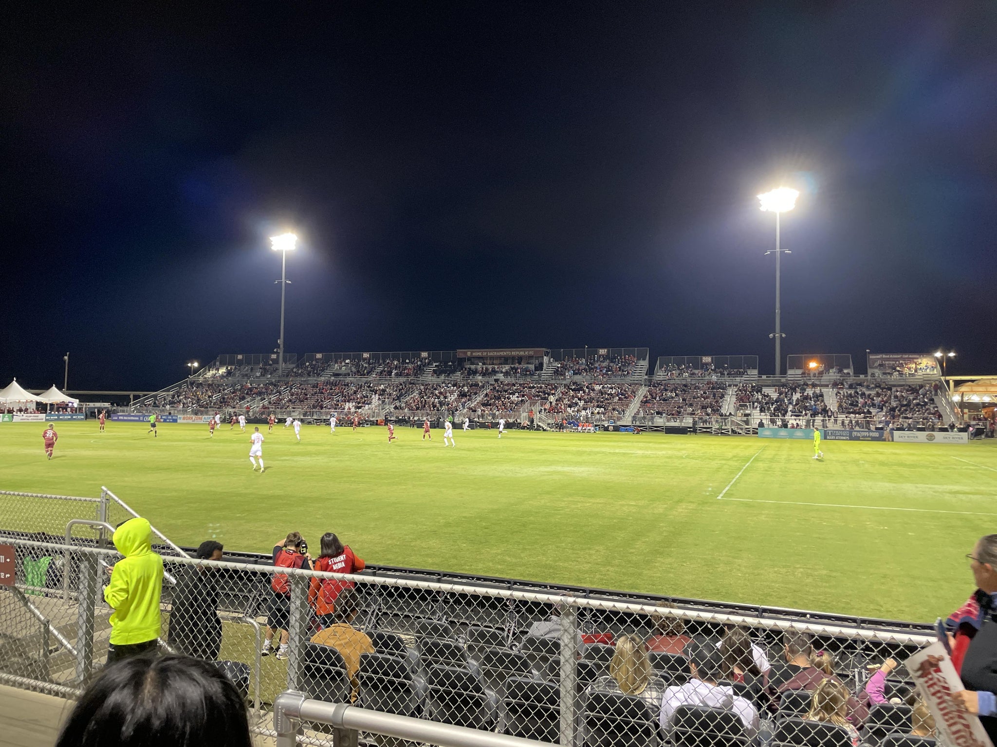 Real Fan View taken from Section 112 at Heart Health Park by Sanjeet S