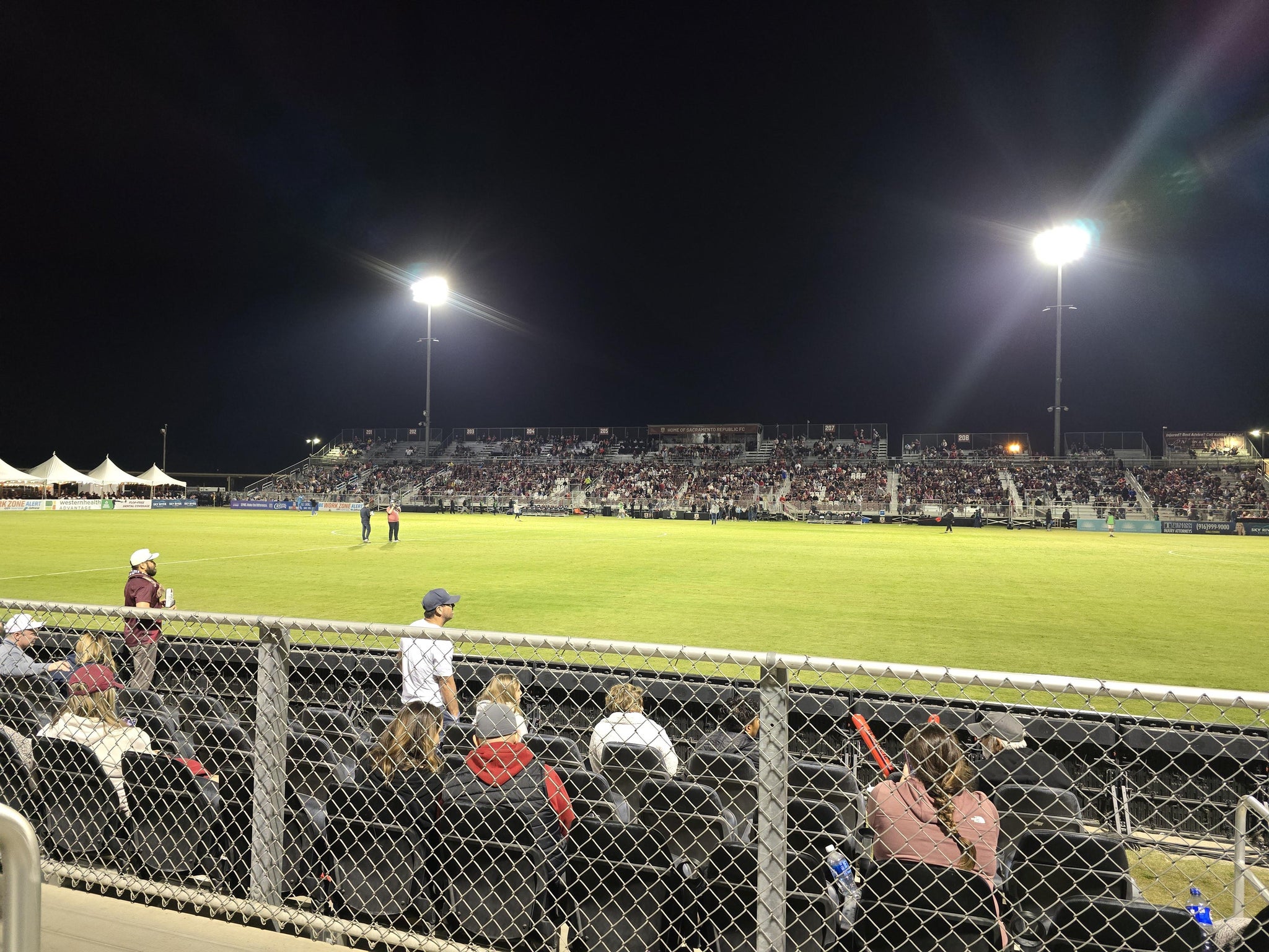 Real Fan View taken from Section 113 at Heart Health Park by Noah H