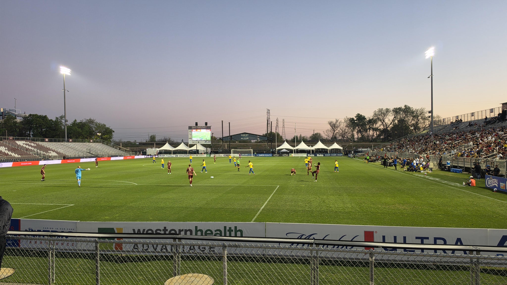 Real Fan View taken from Section End B at Heart Health Park by Mark G
