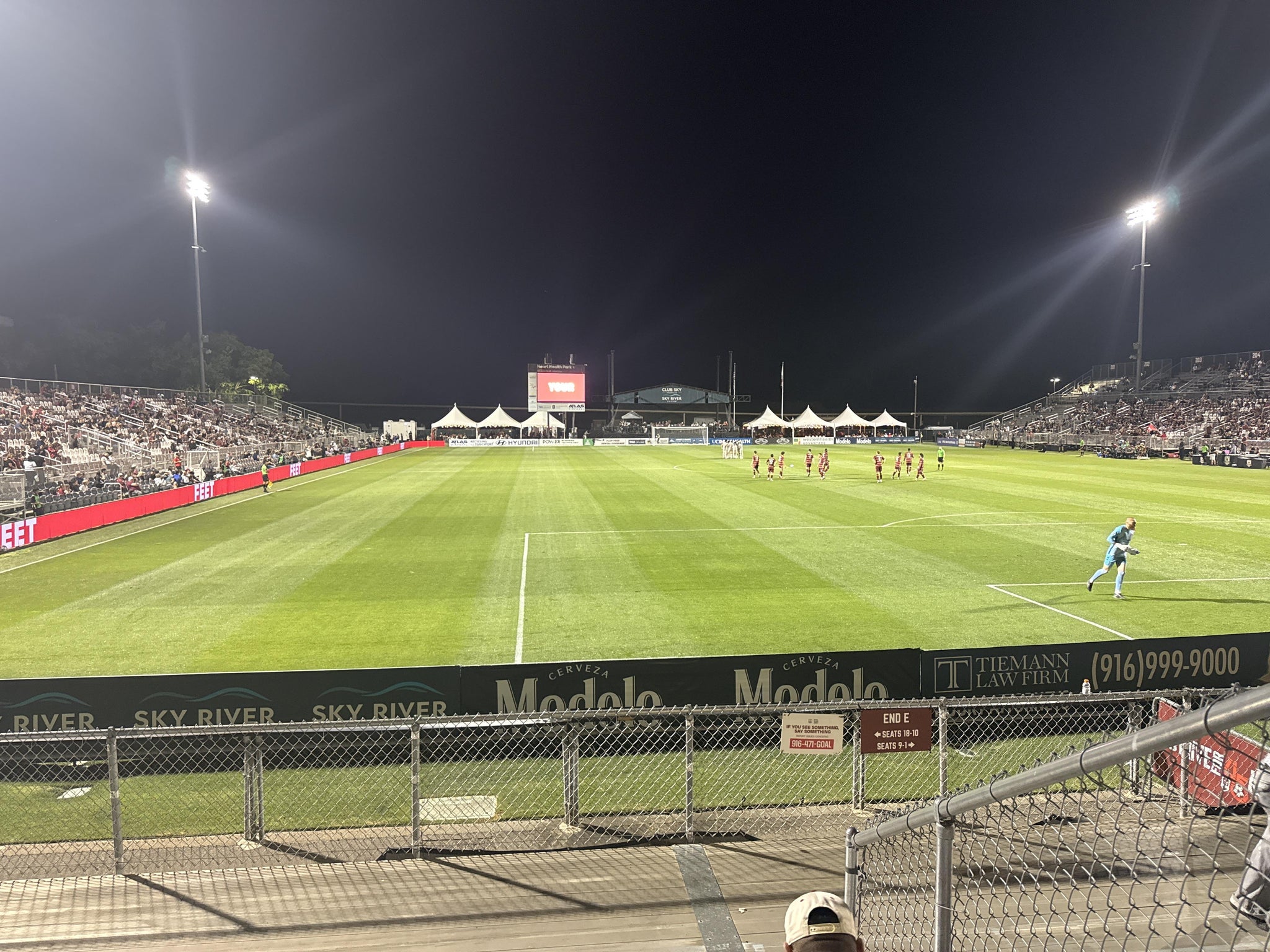 Real Fan View taken from Section End E at Heart Health Park by Julianne M