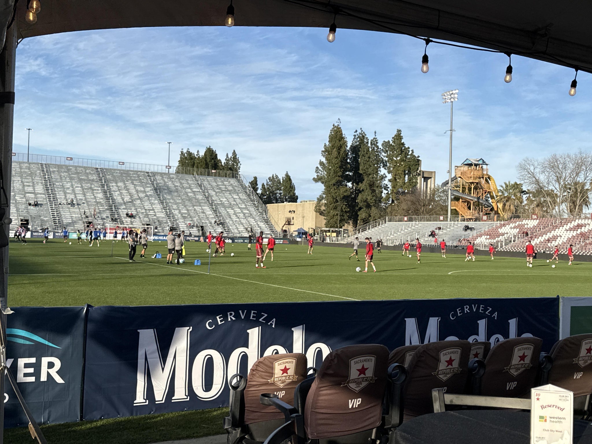 Real Fan View taken from VIP West at Heart Health Park by Marcus C