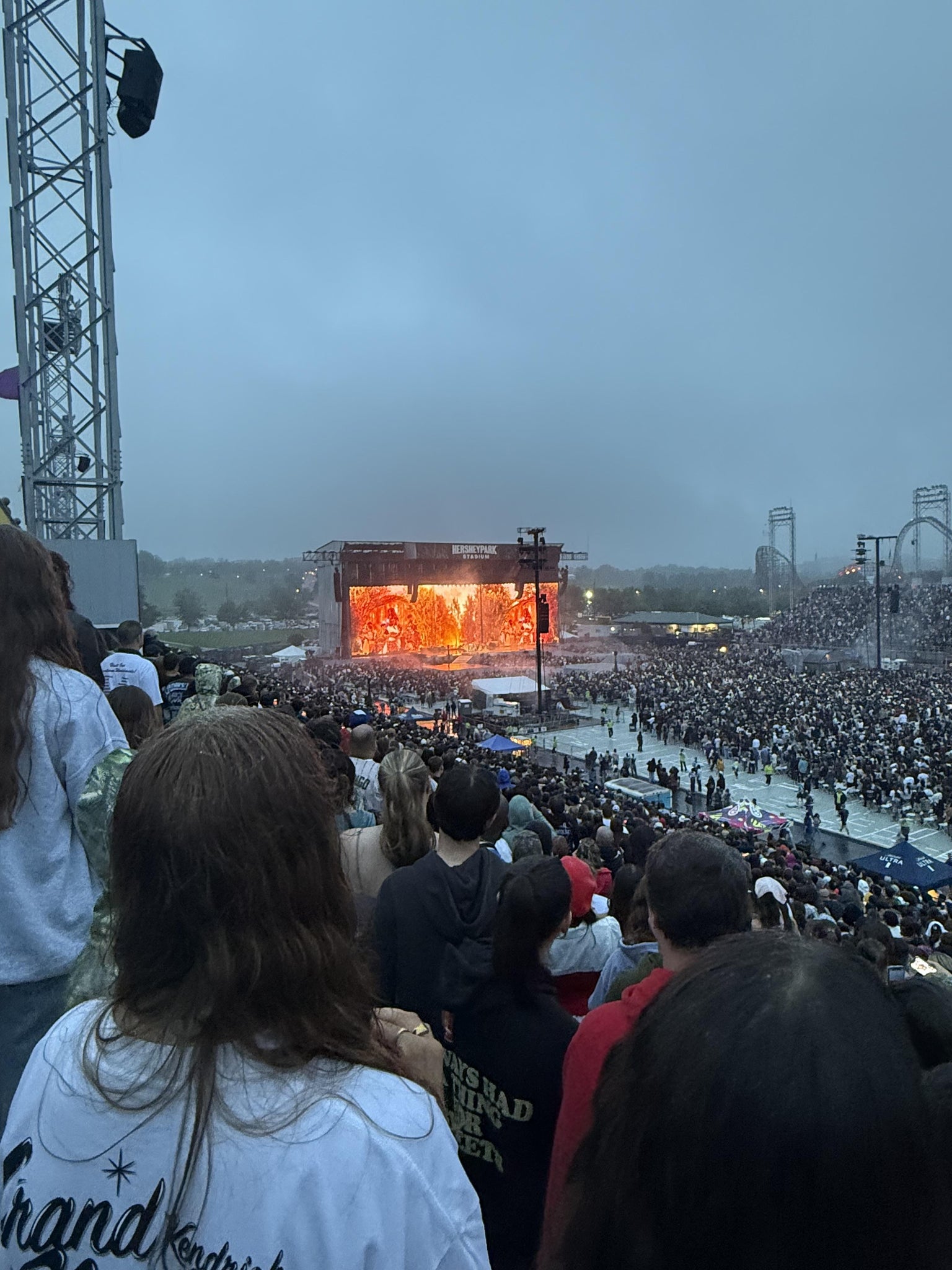 Vue réelle des fans prise de la Section 2 au site Hersheypark Stadium par Yarelis D