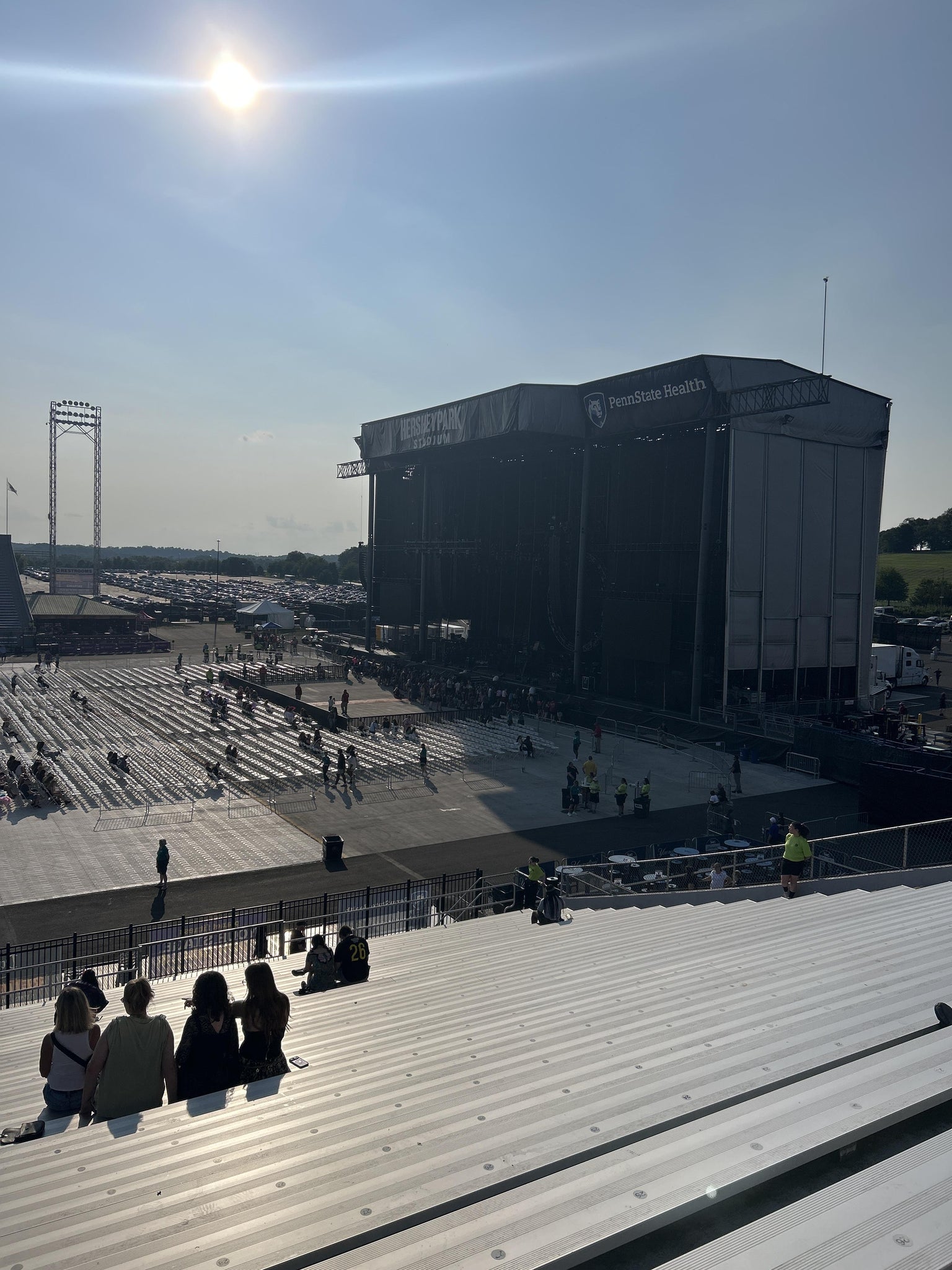 Real Fan View taken from Section 25 at Hersheypark Stadium by Lana R