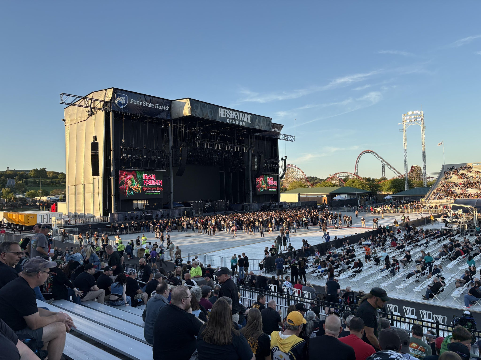 Vue réelle des fans prise de la Section 7 au site Hersheypark Stadium par Ryan E
