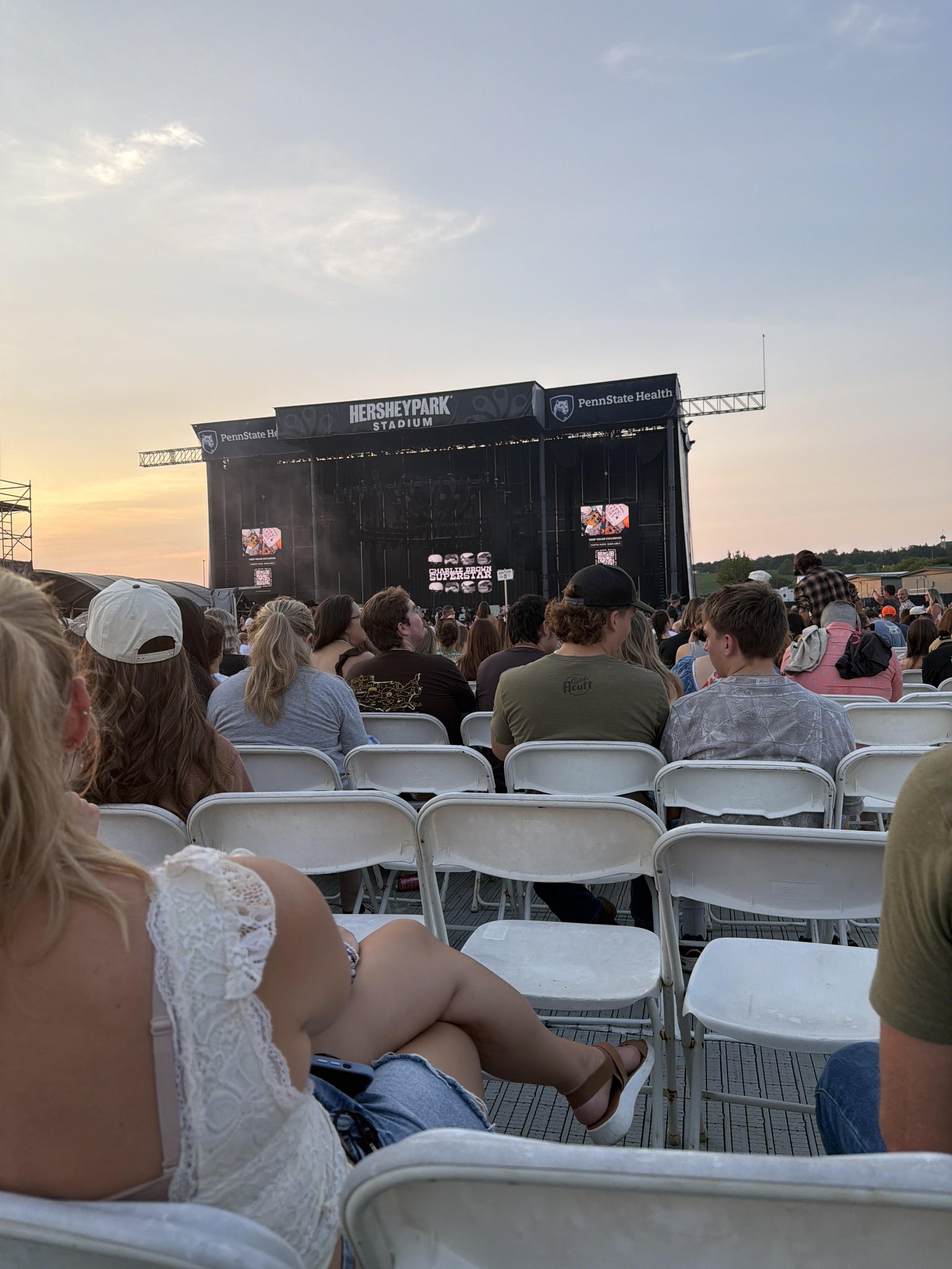 Real Fan View taken from Floor F at Hersheypark Stadium by Julia P
