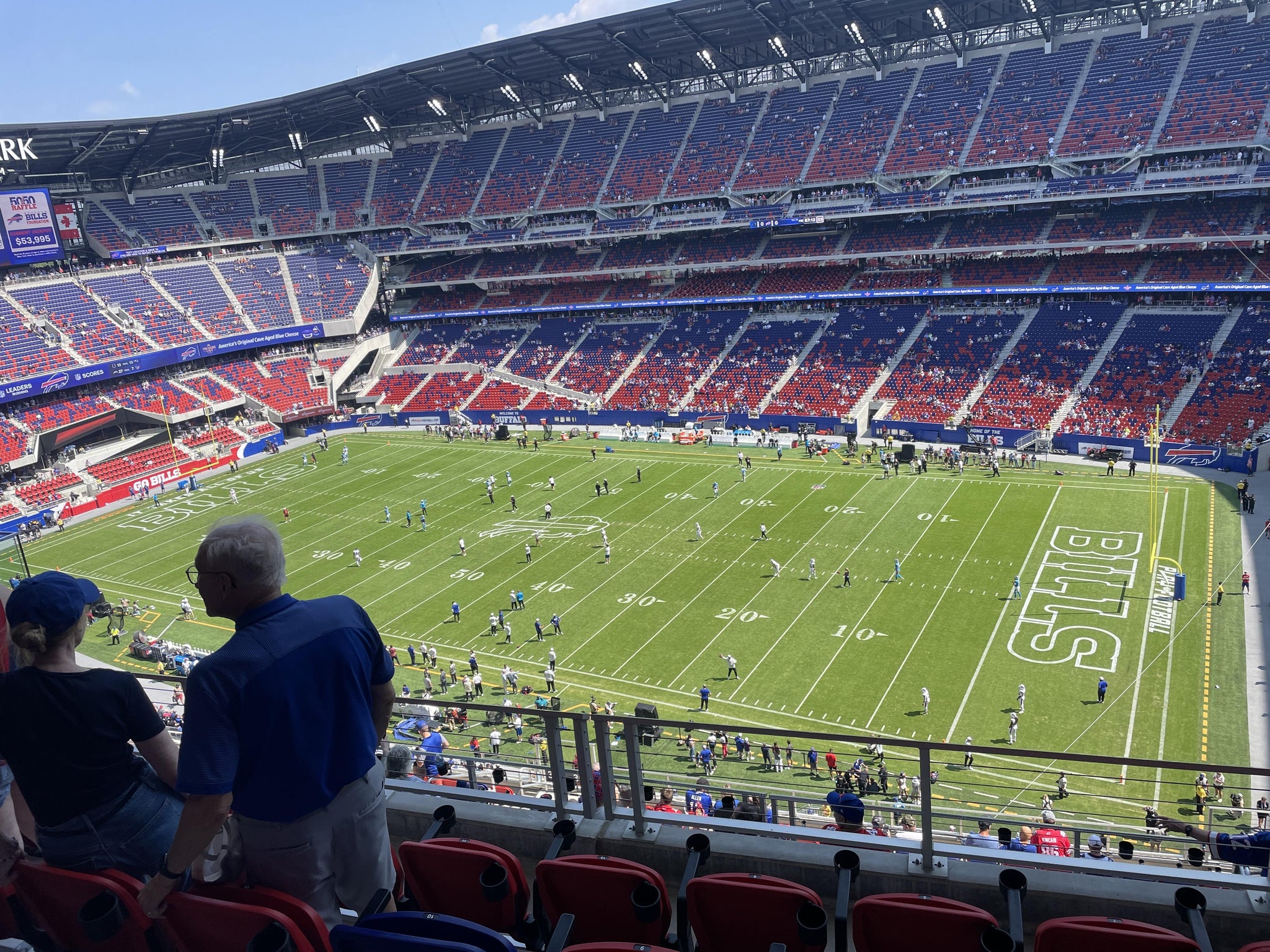Vue réelle des fans prise de la Section 405 au site Highmark Stadium - NY par Emily S
