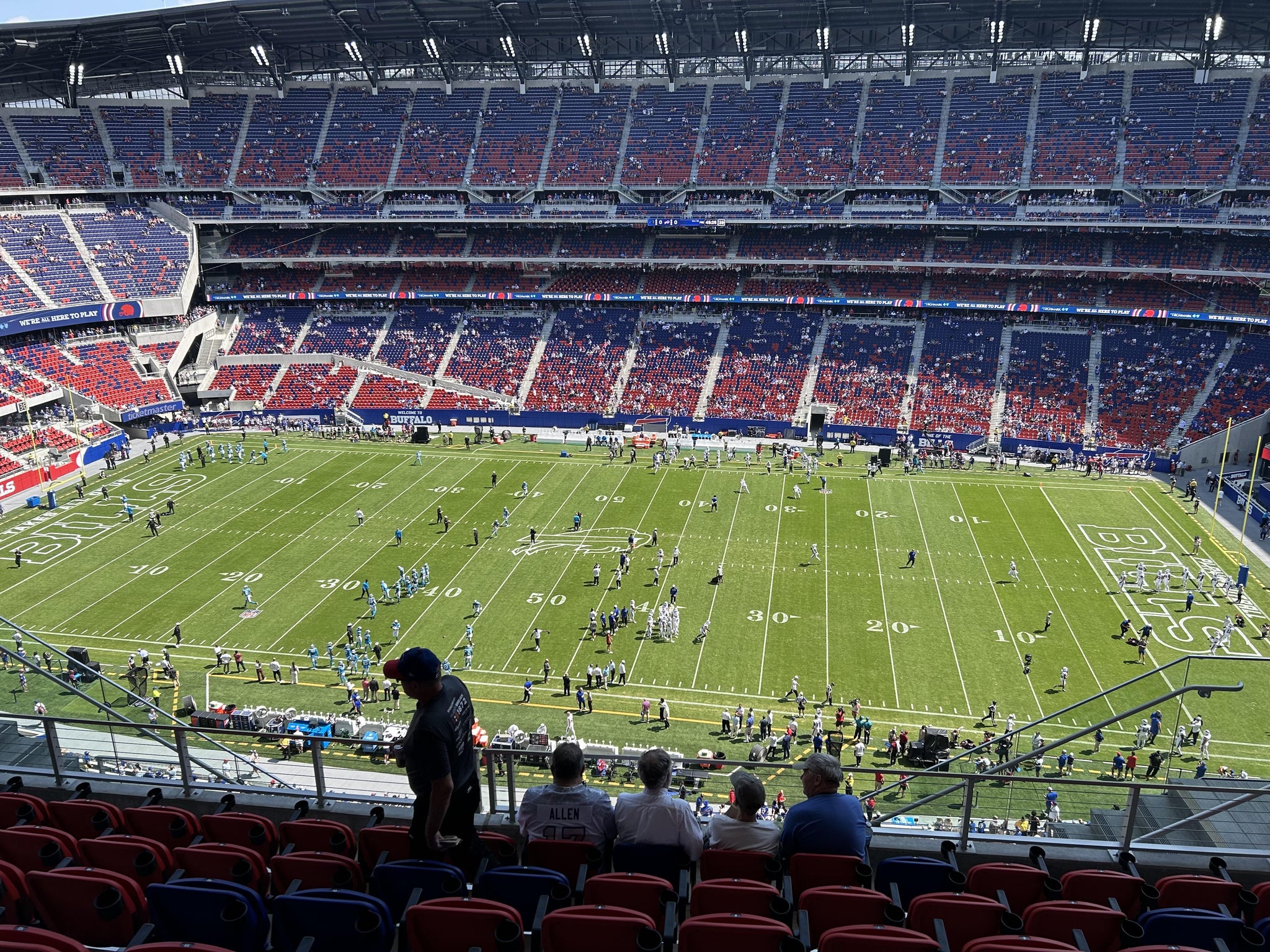 Vue réelle des fans prise de la Section 408 au site Highmark Stadium - NY par Anonymous User