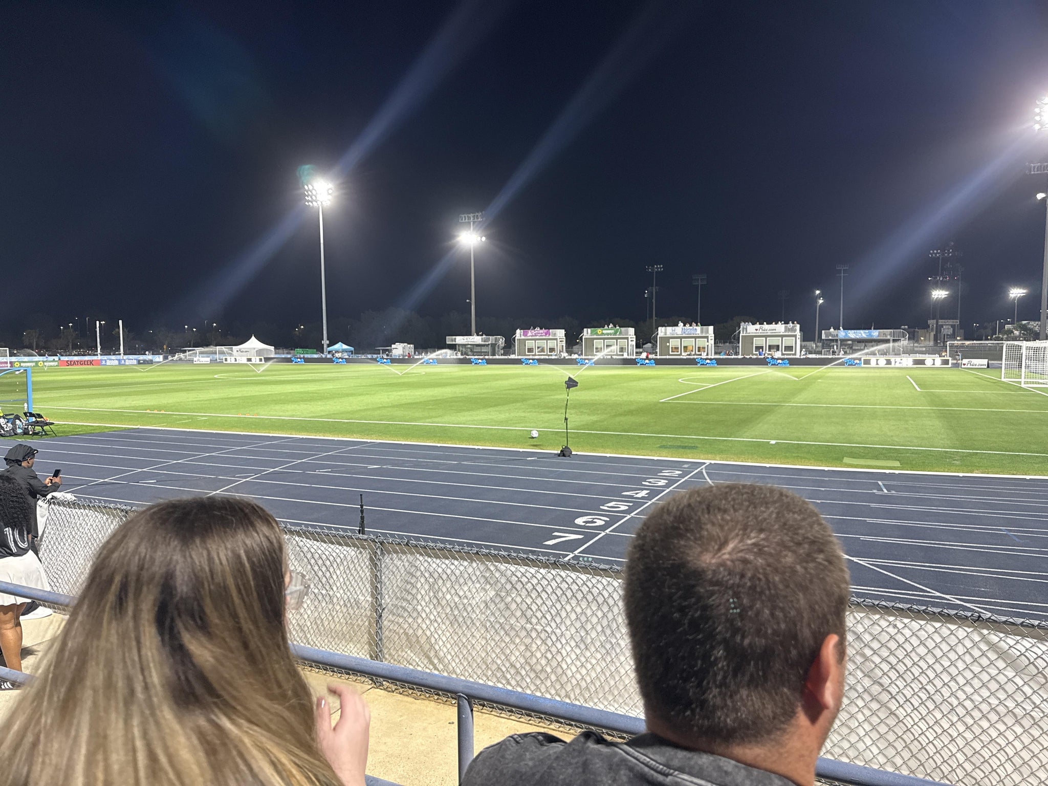 Real Fan View taken from Section 102 at Hodges Stadium by Cathy R