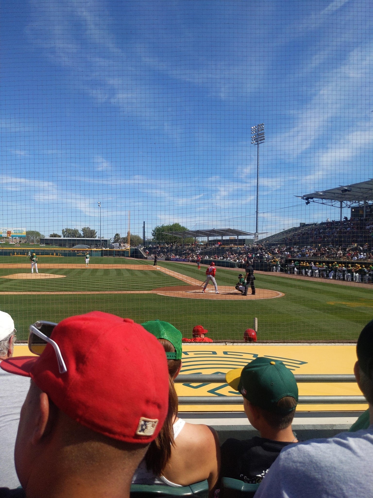 Real Fan View taken from Section 106 at Hohokam Park by Jennifer L