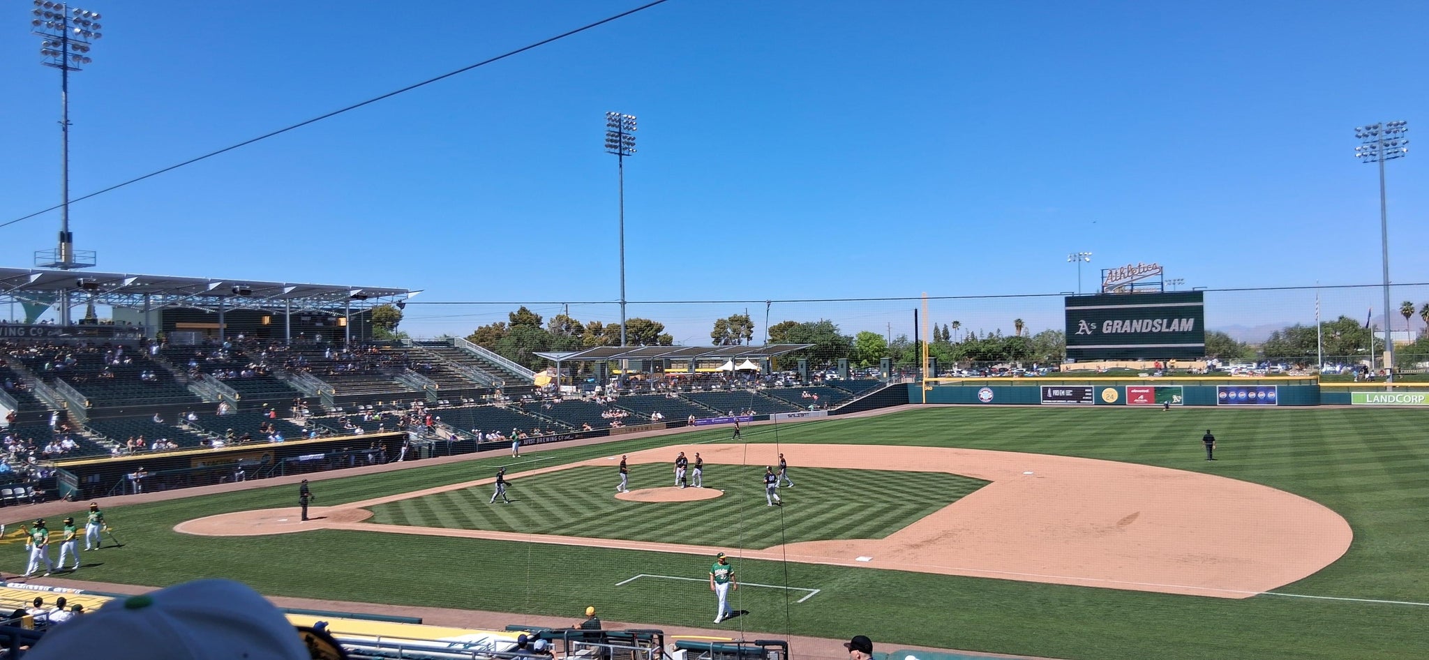 Real Fan View taken from Section 213 at Hohokam Park by Maira  R